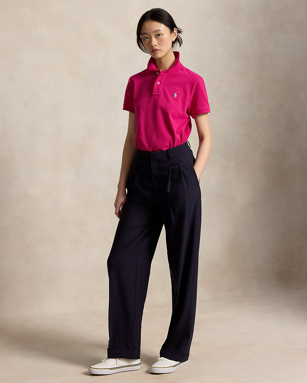 The Iconic Classic Fit Mesh Polo Shirt