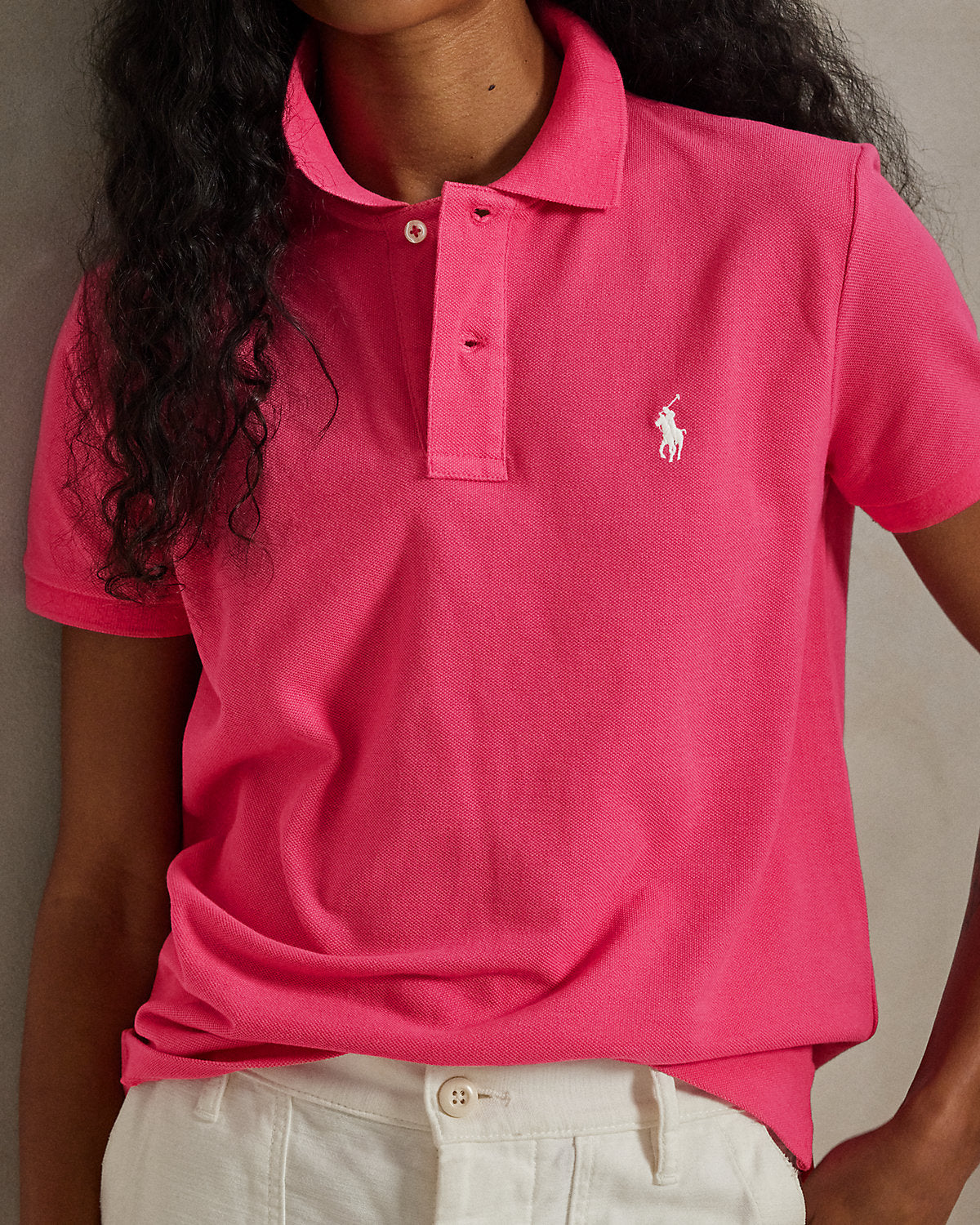 The Iconic Classic Fit Mesh Polo Shirt
