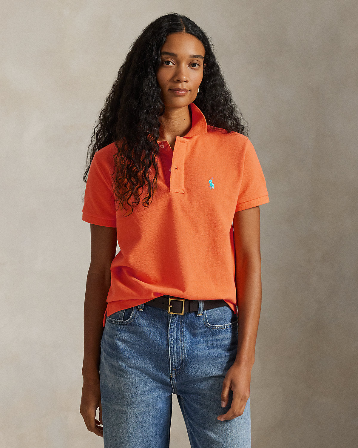 The Iconic Classic Fit Mesh Polo Shirt