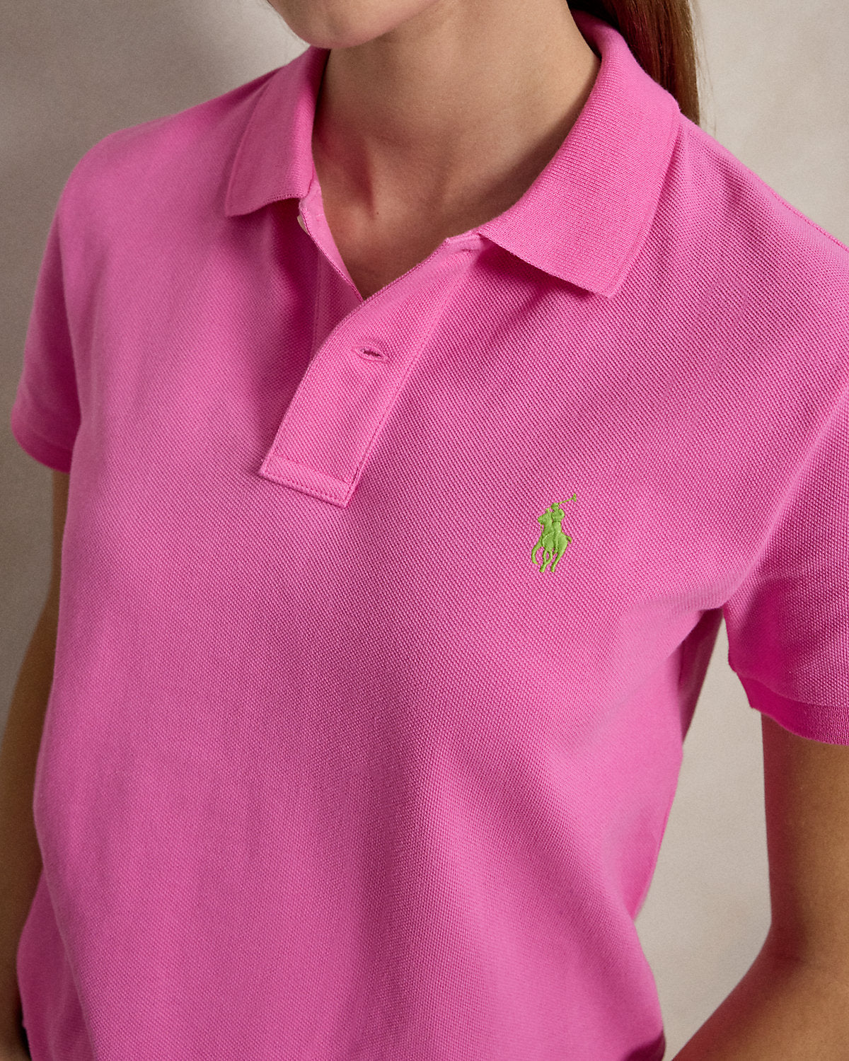 The Iconic Classic Fit Mesh Polo Shirt