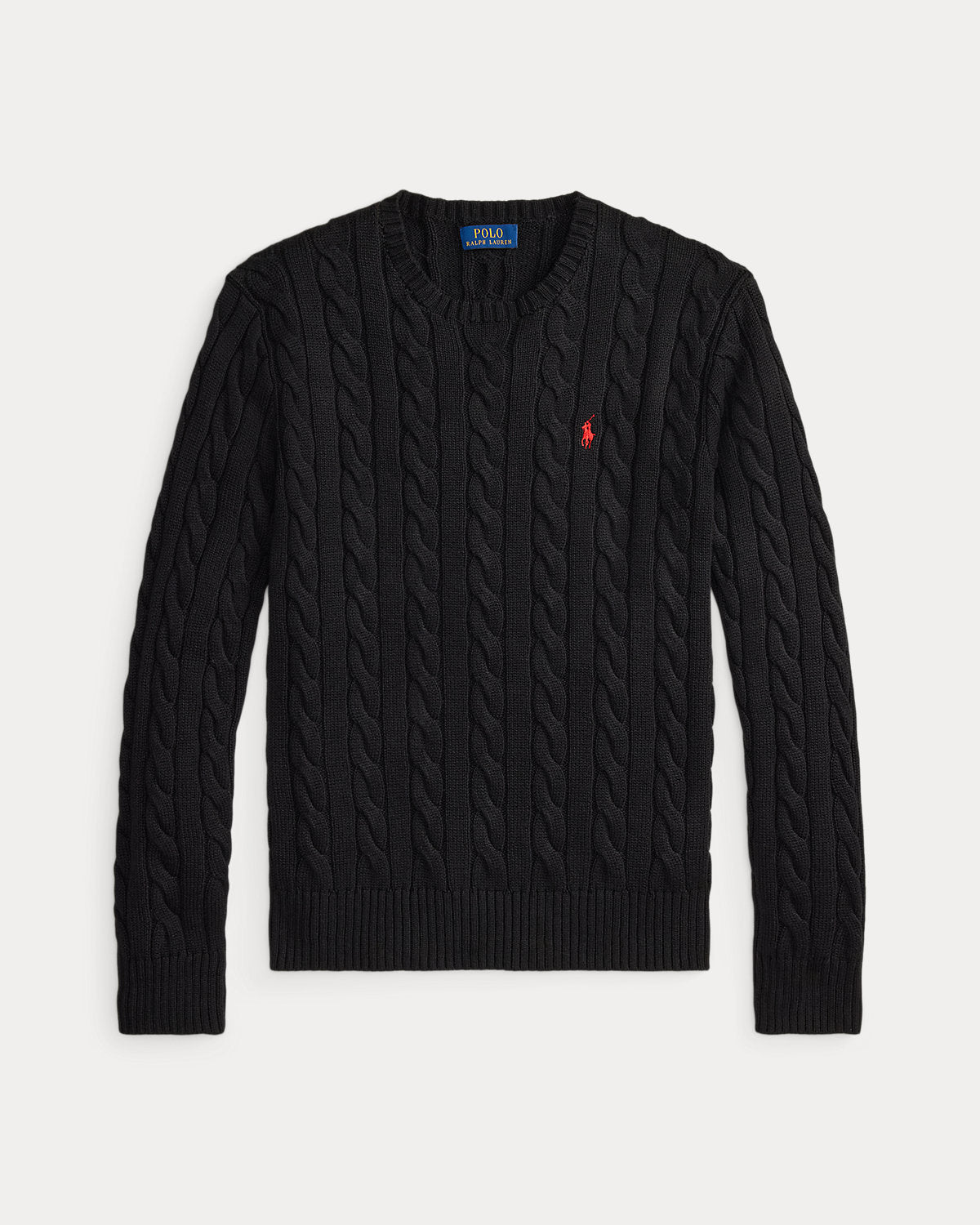 Cable-Knit Cotton Sweater