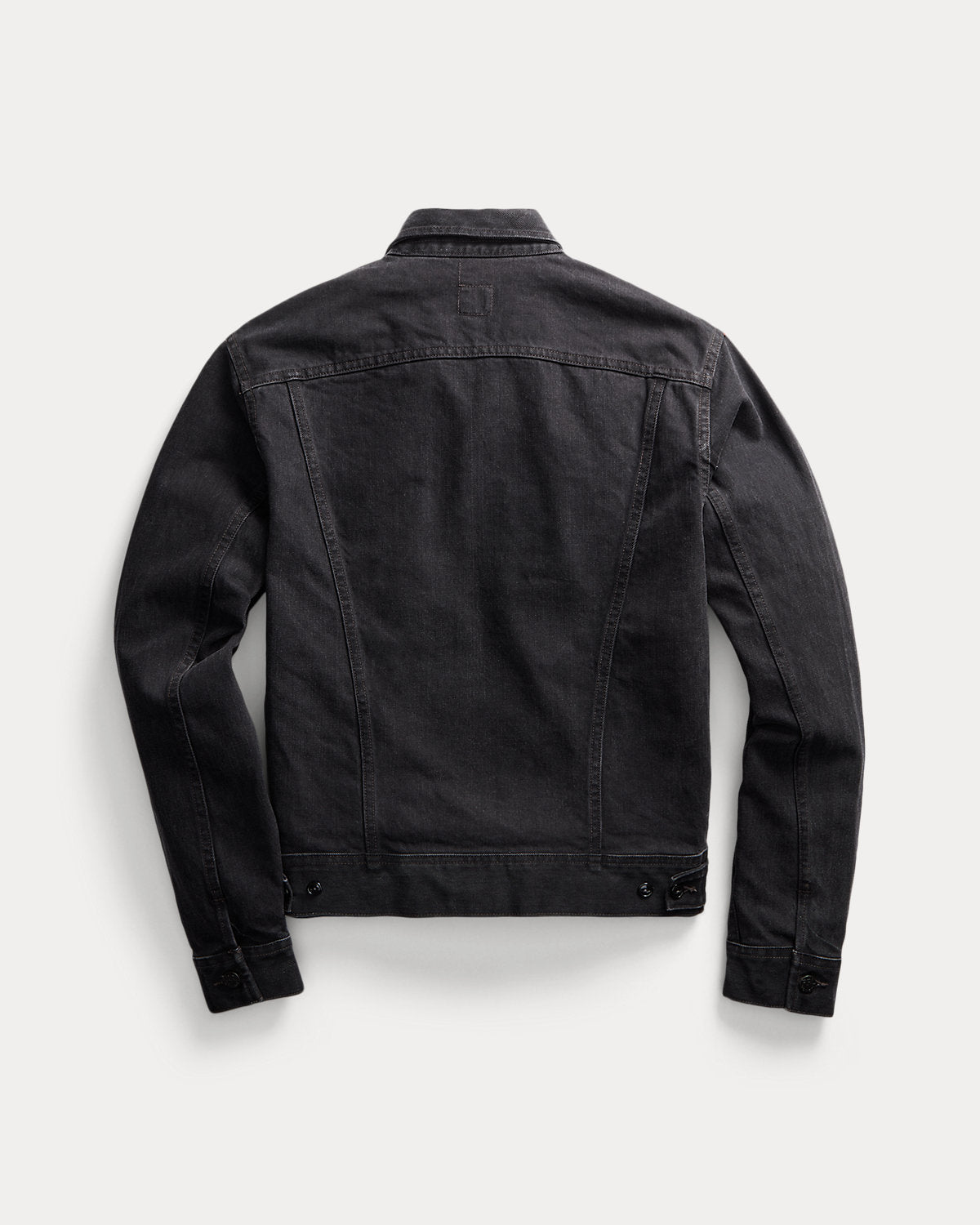 Worn-In Black Denim Trucker Jacket Worn In Black Wash