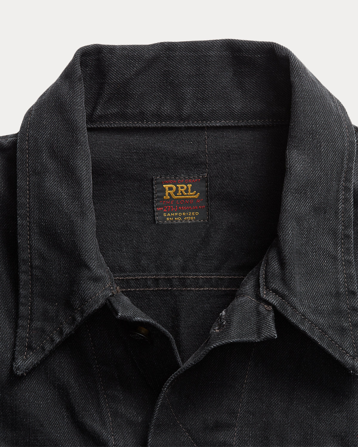 Worn-In Black Denim Trucker Jacket Worn In Black Wash