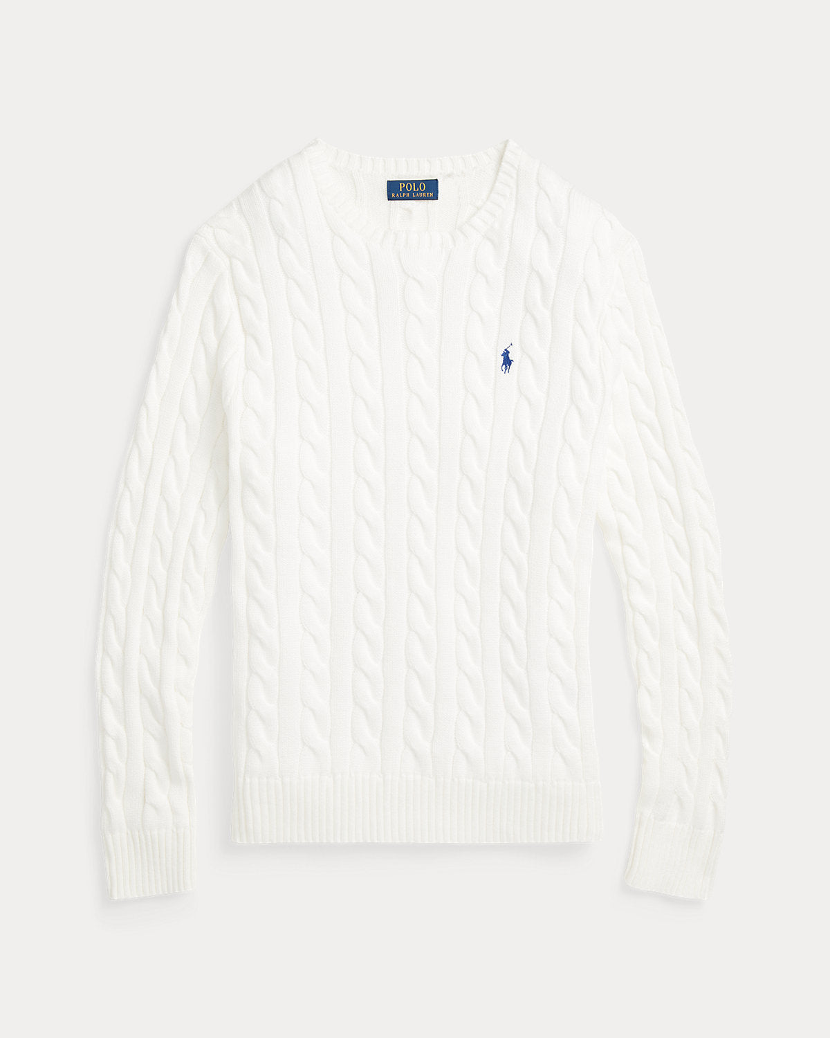 Cable-Knit Cotton Sweater