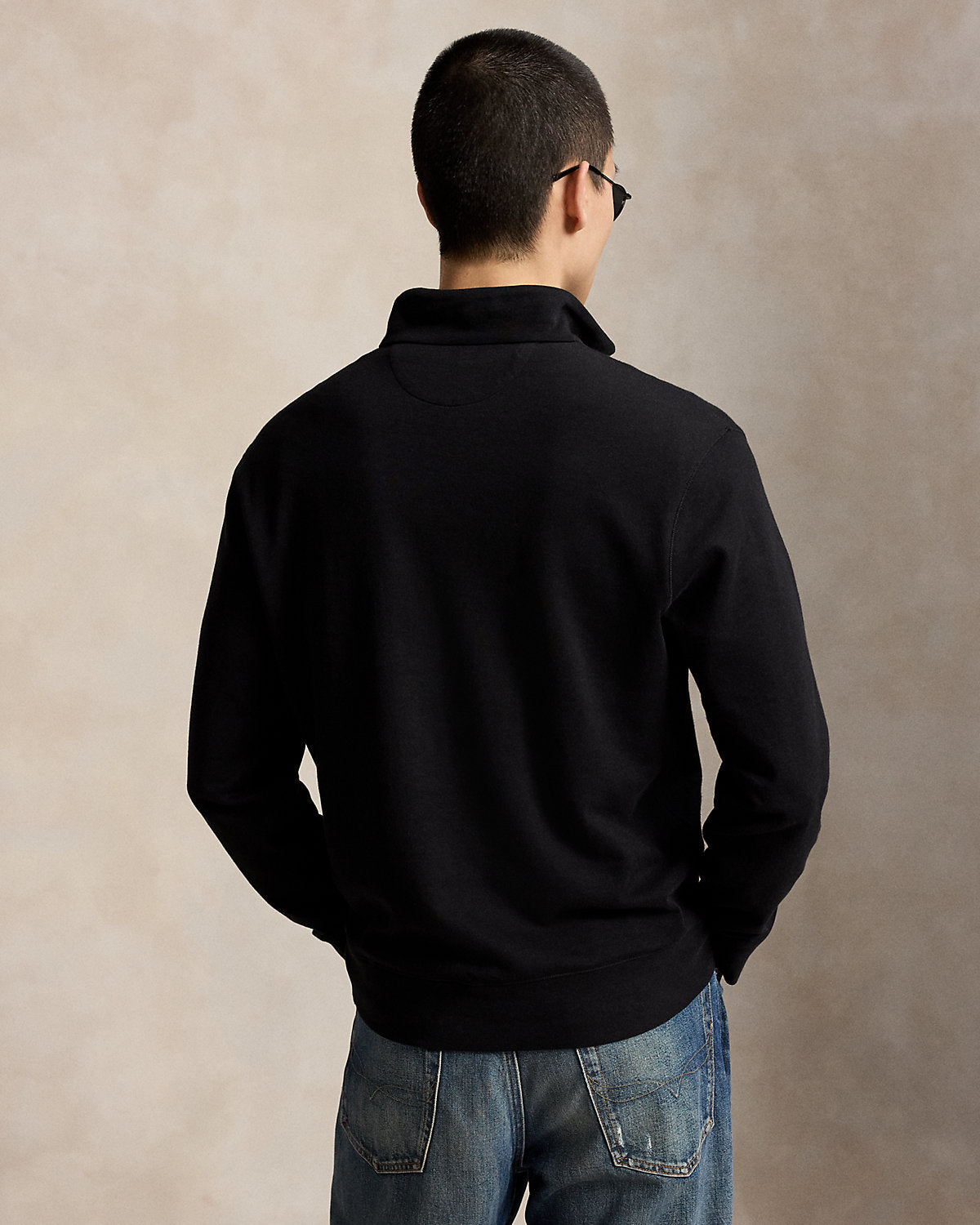 Luxury Jersey Quarter-Zip Pullover