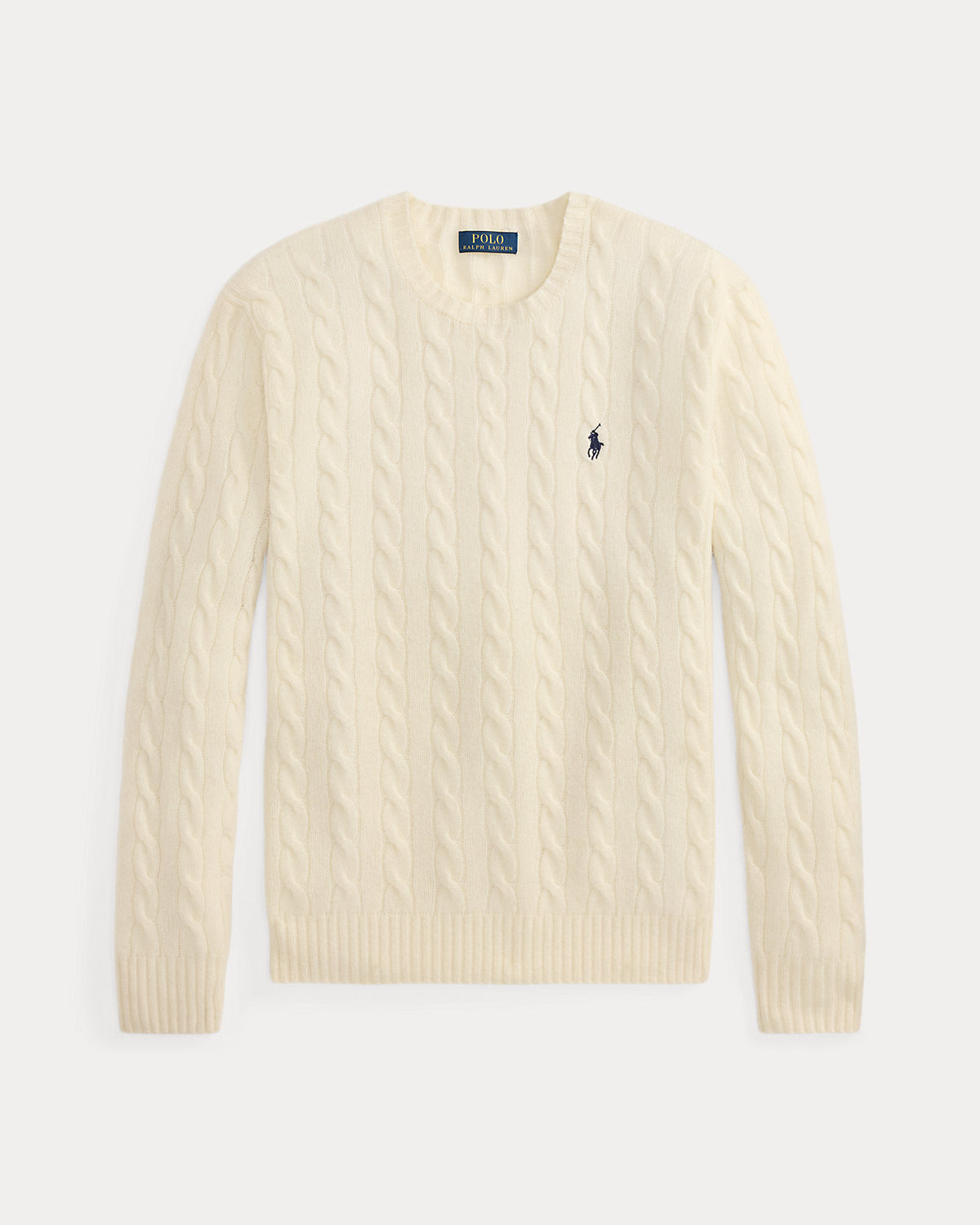 Cable-Knit Wool-Cashmere Sweater