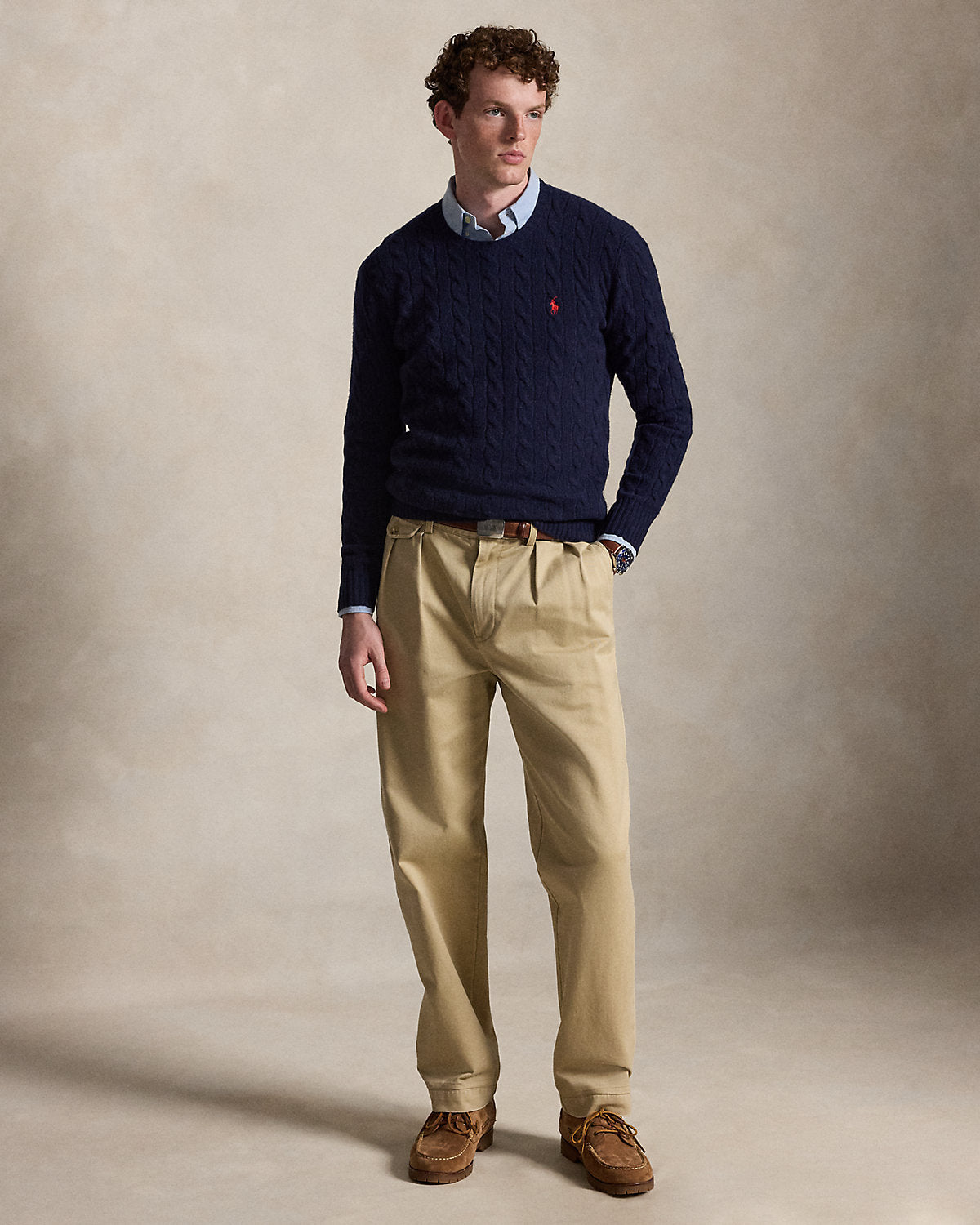 Cable-Knit Wool-Cashmere Sweater