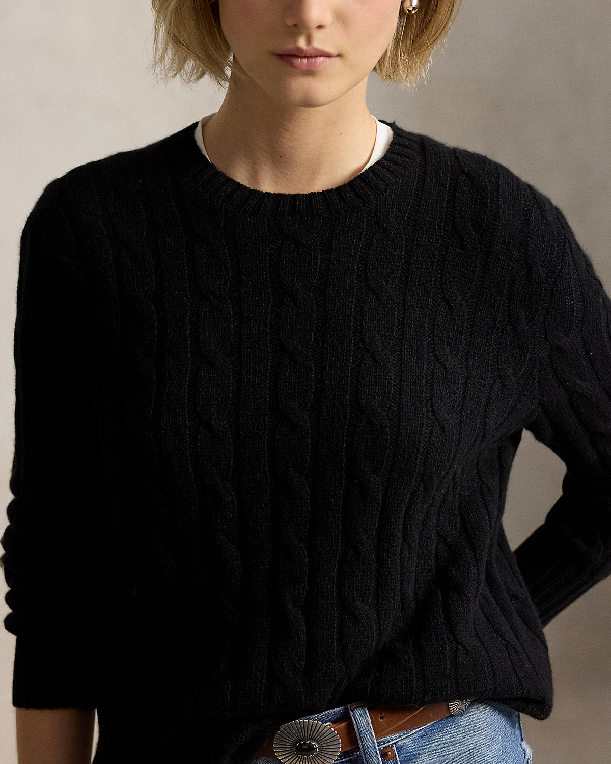 The Iconic Cable-Knit Cashmere Sweater