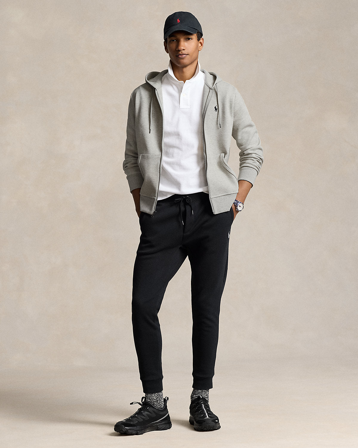 Double-Knit Full-Zip Hoodie