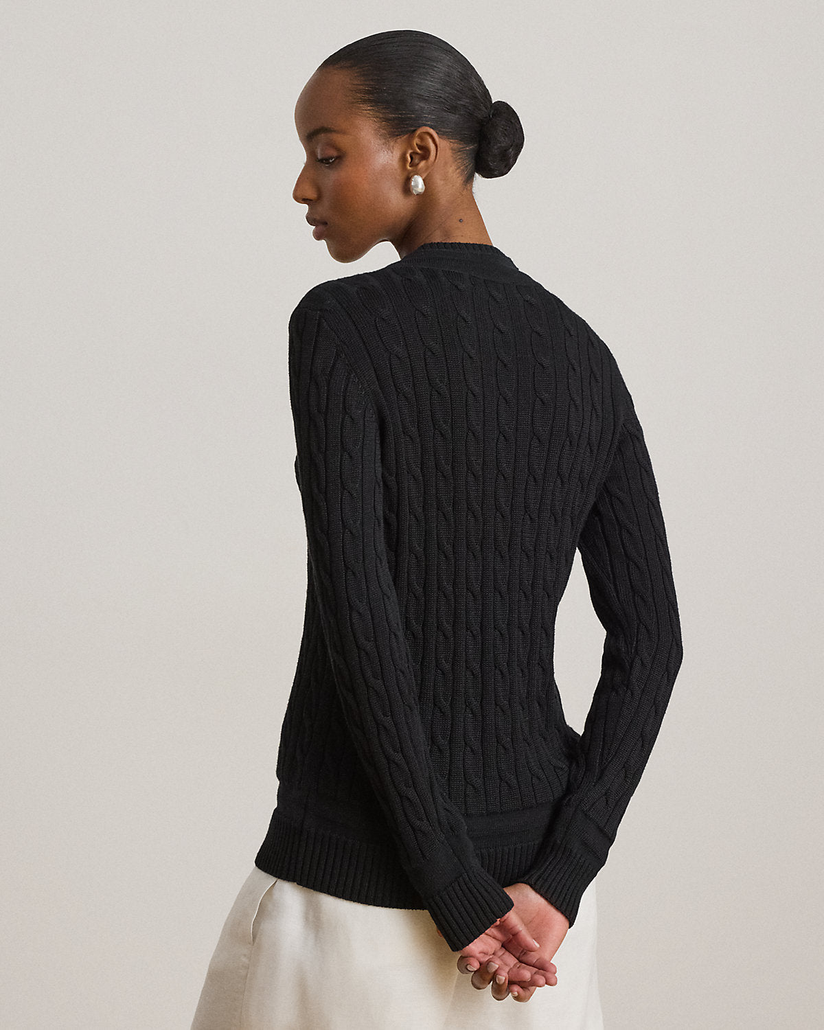 Cable-Knit Cricket Sweater