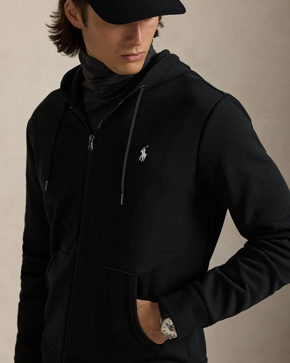 Double-Knit Full-Zip Hoodie