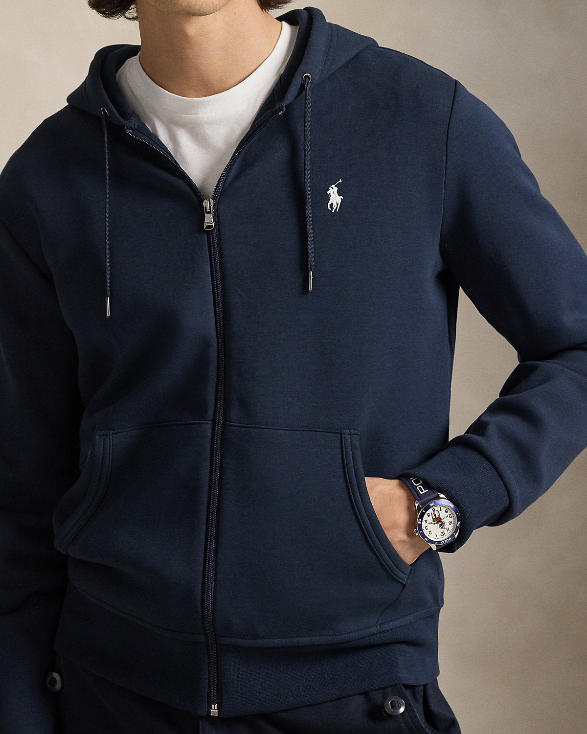 Double-Knit Full-Zip Hoodie
