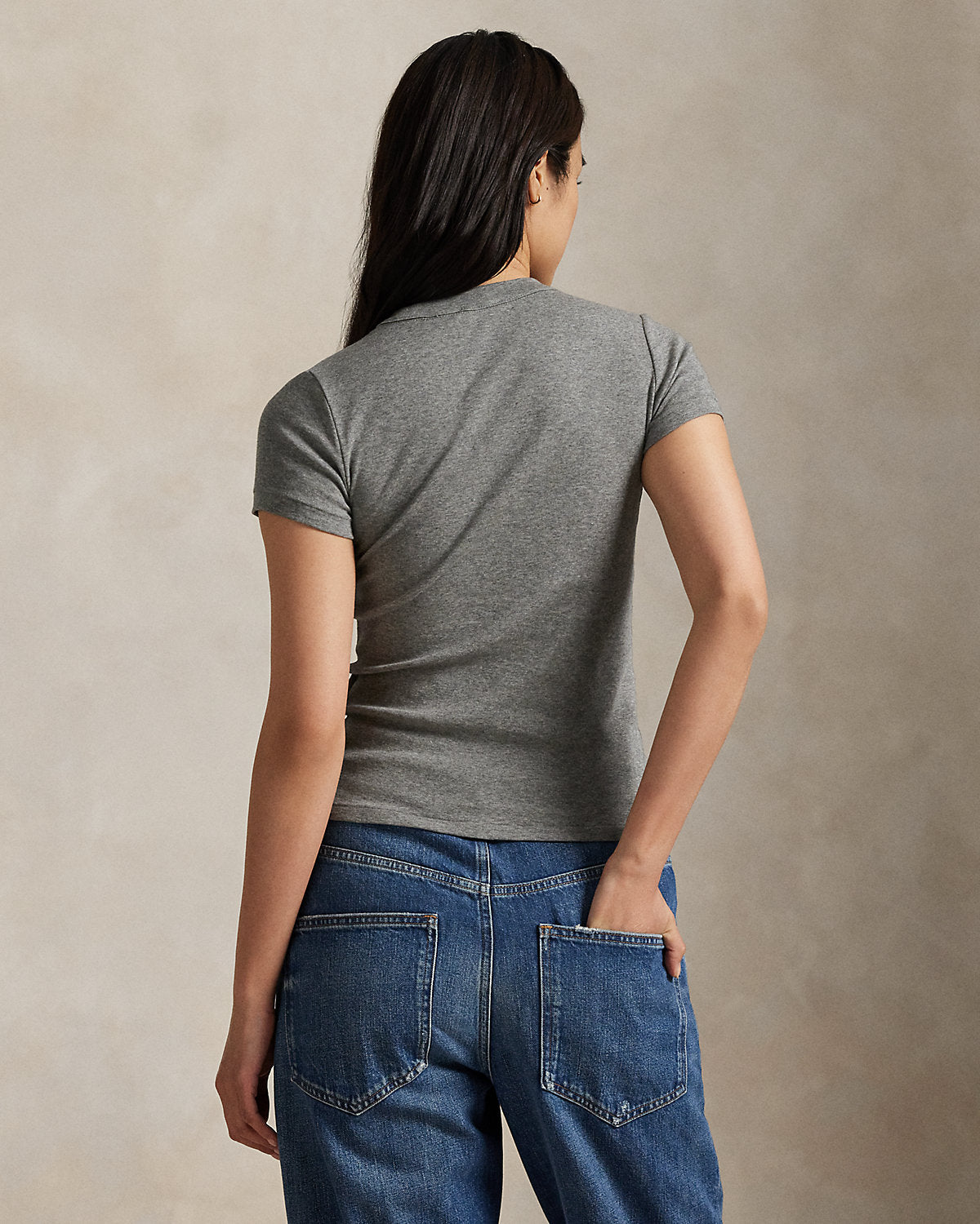 Slim Fit Stretch Cotton Tee