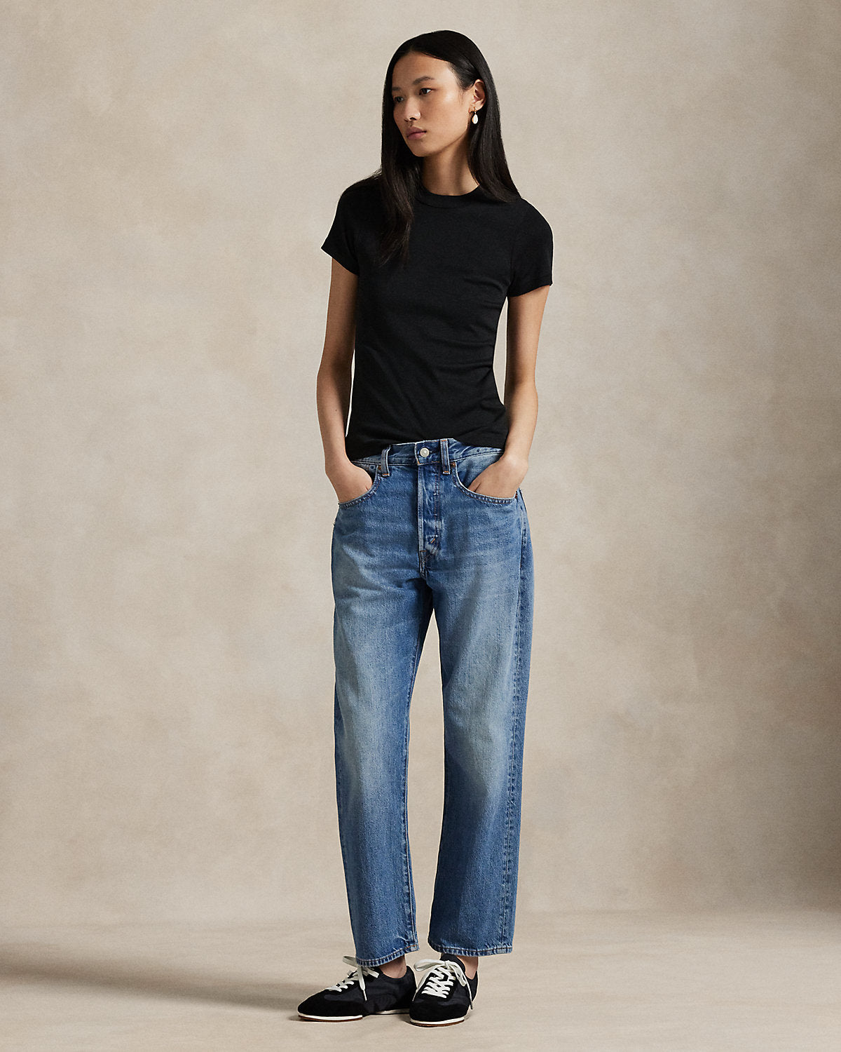 Slim Fit Stretch Cotton Tee