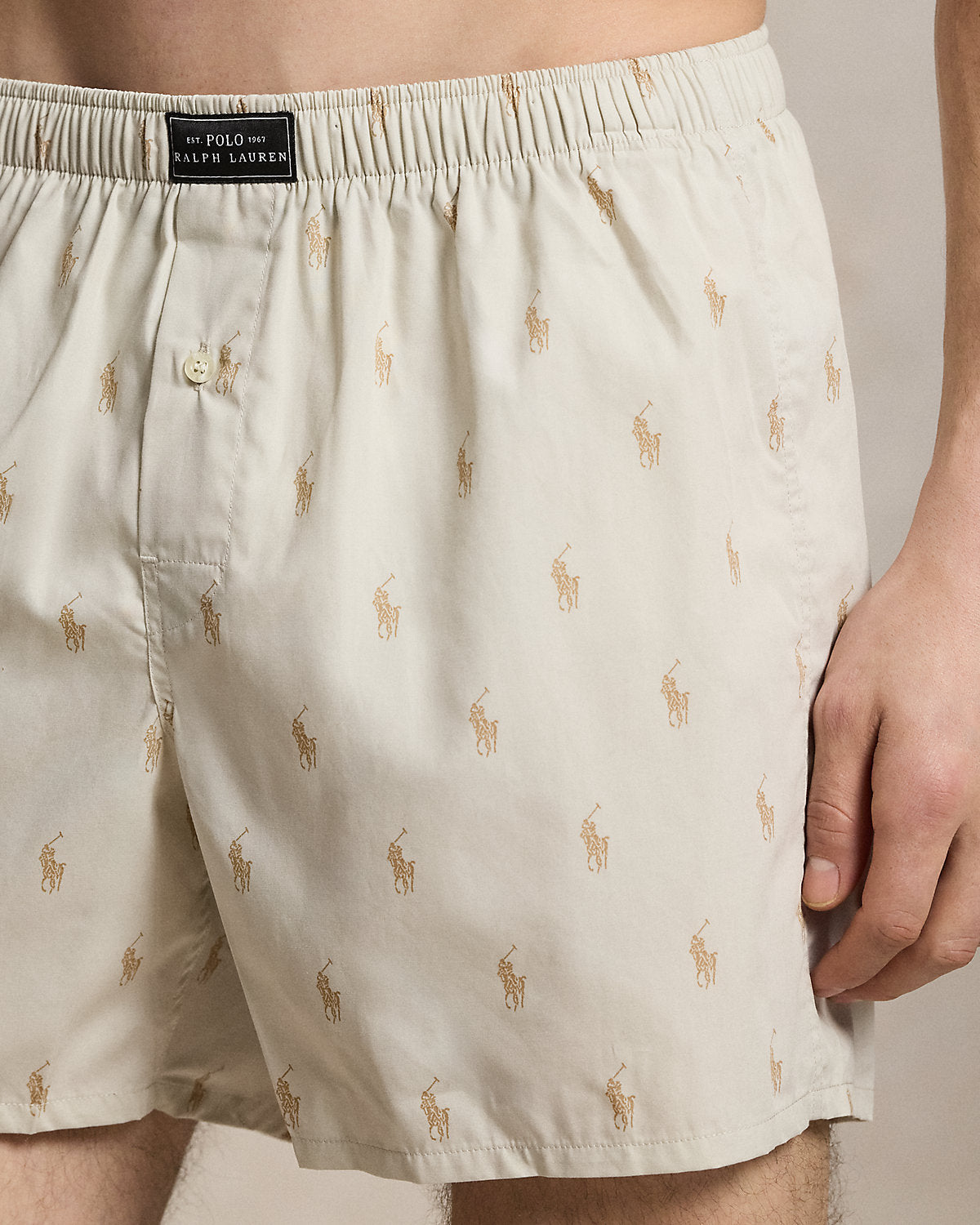 Classic Woven Cotton Polo Pony Boxer