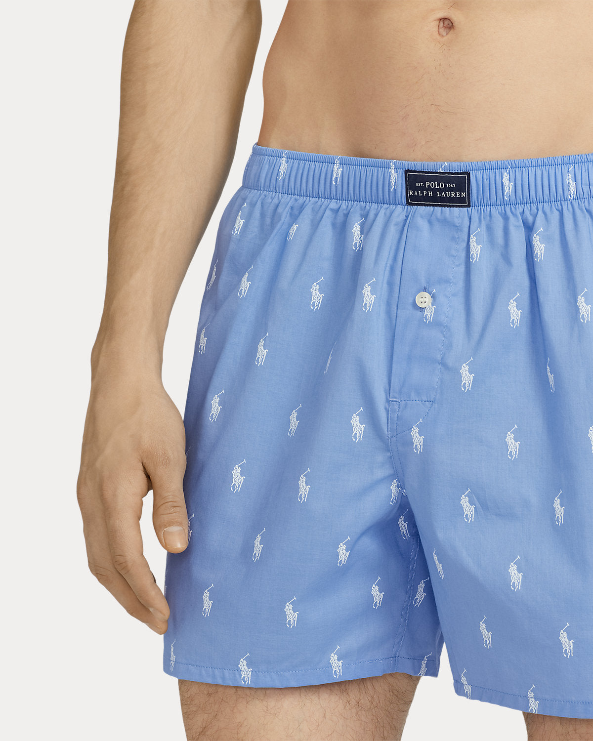 Classic Woven Cotton Polo Pony Boxer