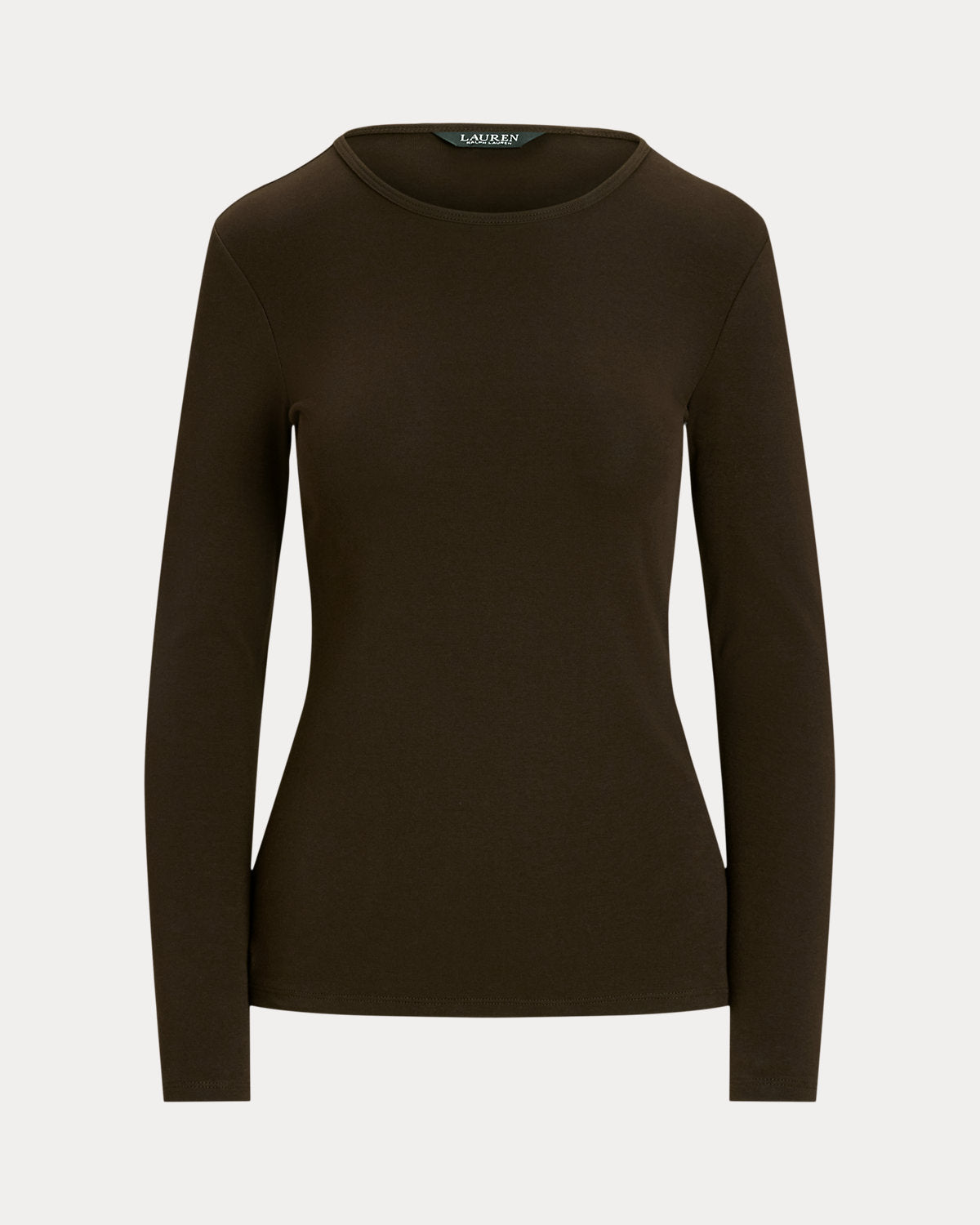 Stretch Cotton Long-Sleeve Tee