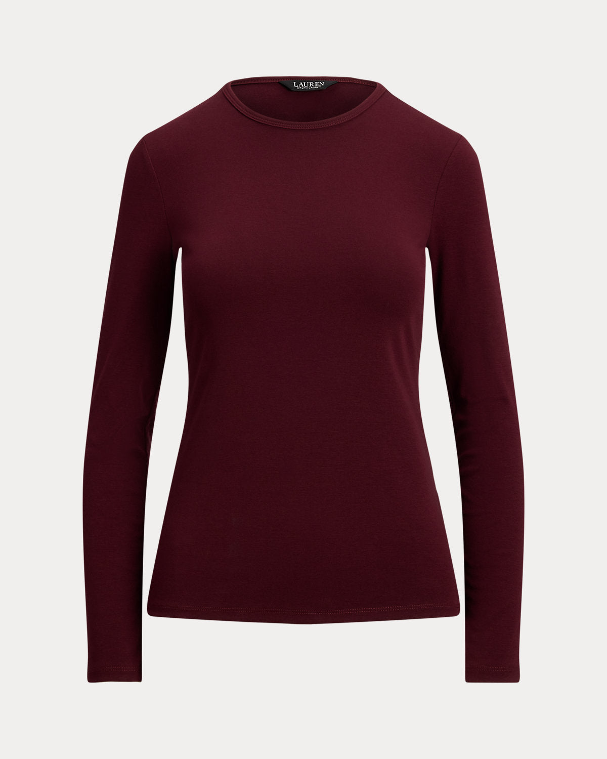 Stretch Cotton Long-Sleeve Tee