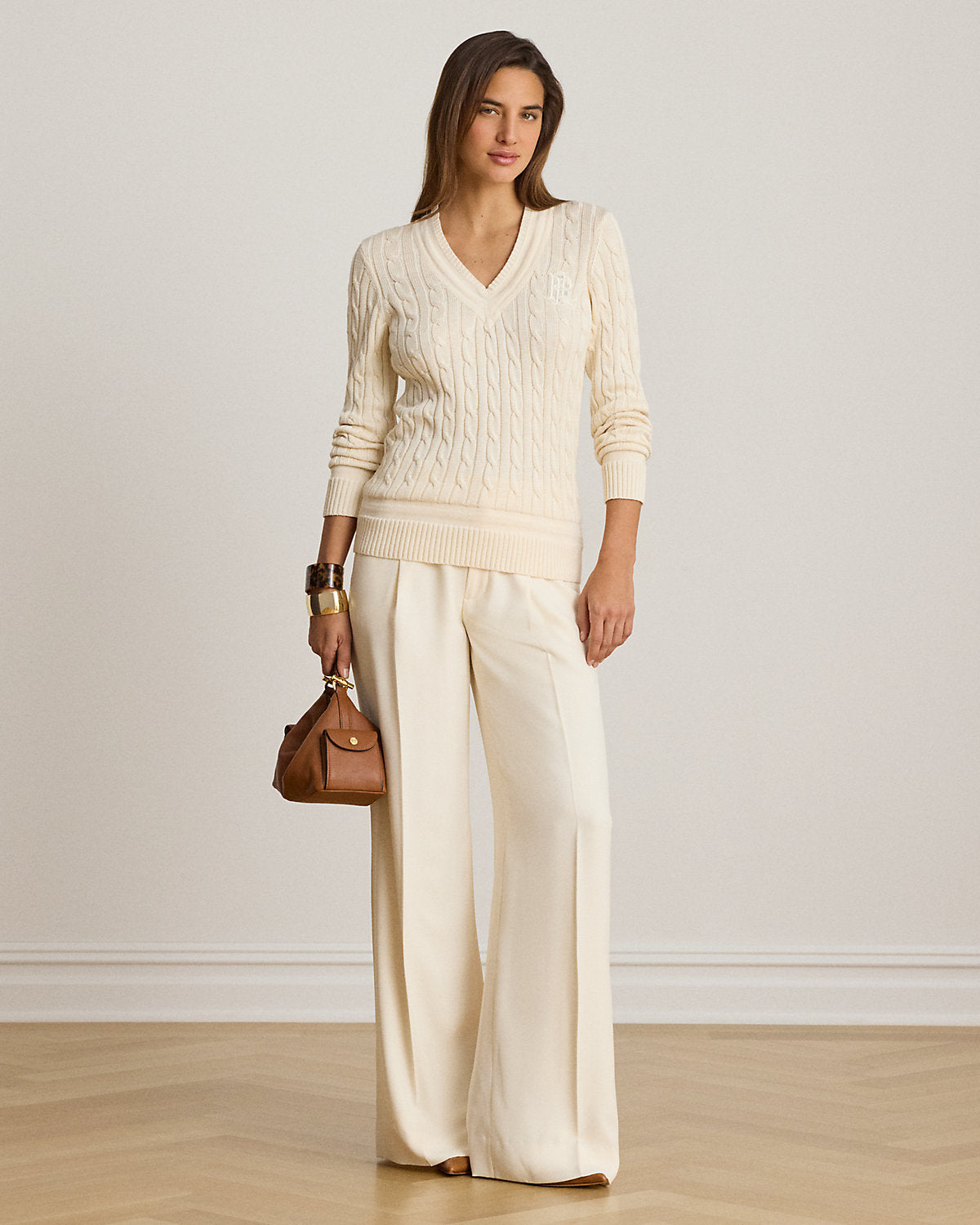 Cable-Knit Cricket Sweater