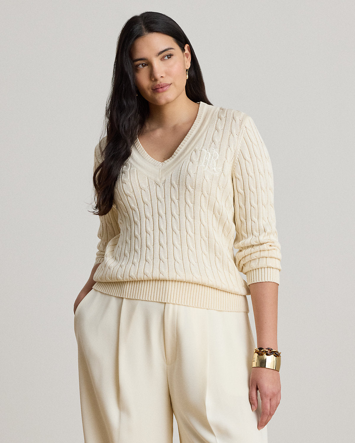 Cable-Knit Cricket Sweater