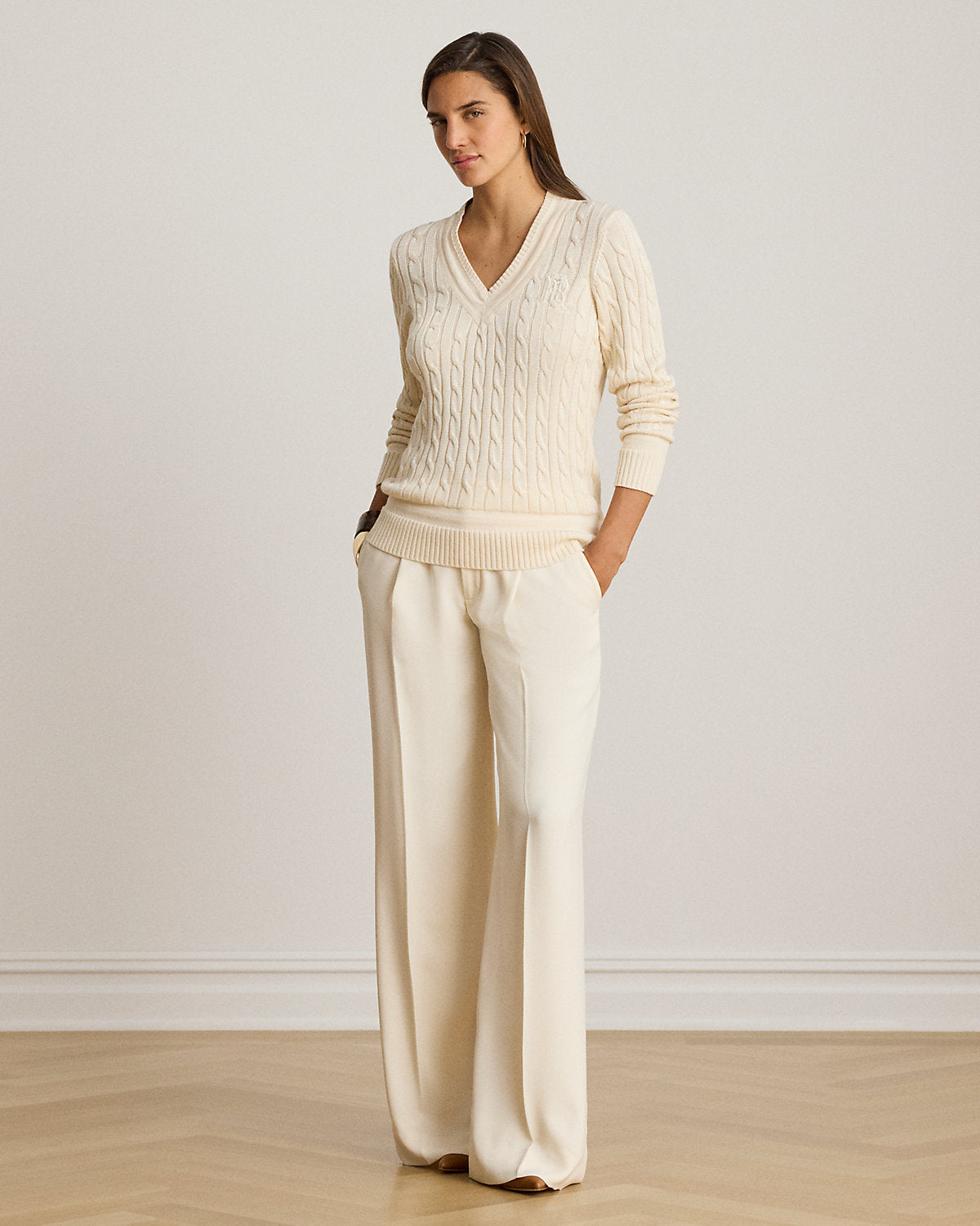 Cable-Knit Cricket Sweater