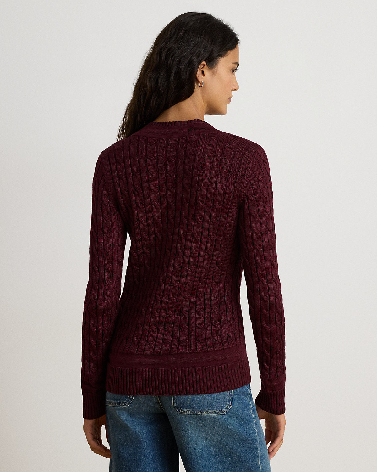 Cable-Knit Cricket Sweater