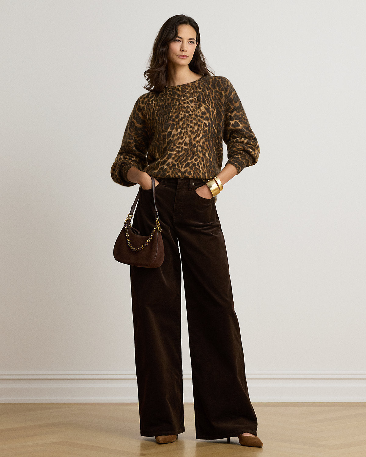 Corduroy High-Rise Super Wide-Leg Pant