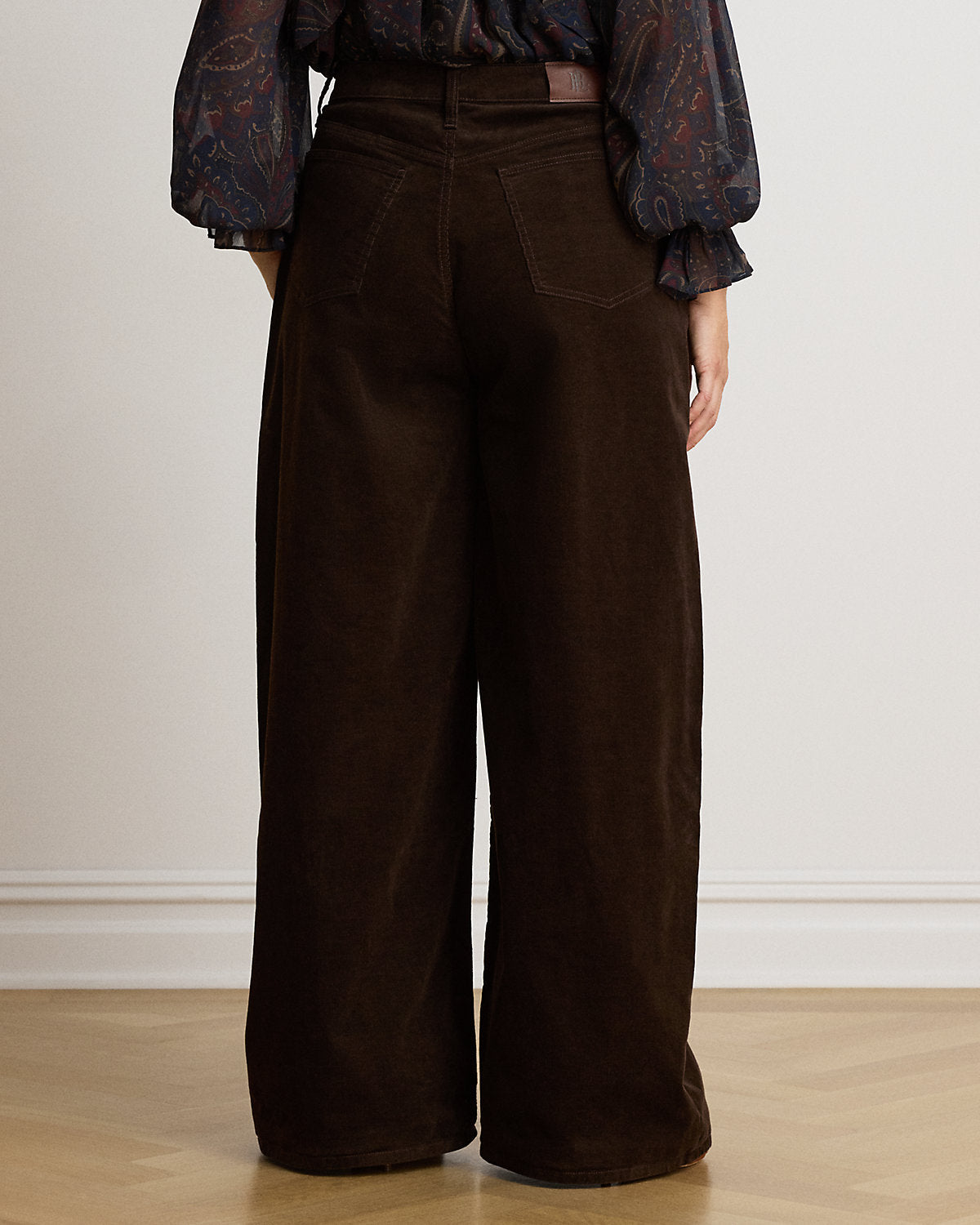 Corduroy High-Rise Super Wide-Leg Pant