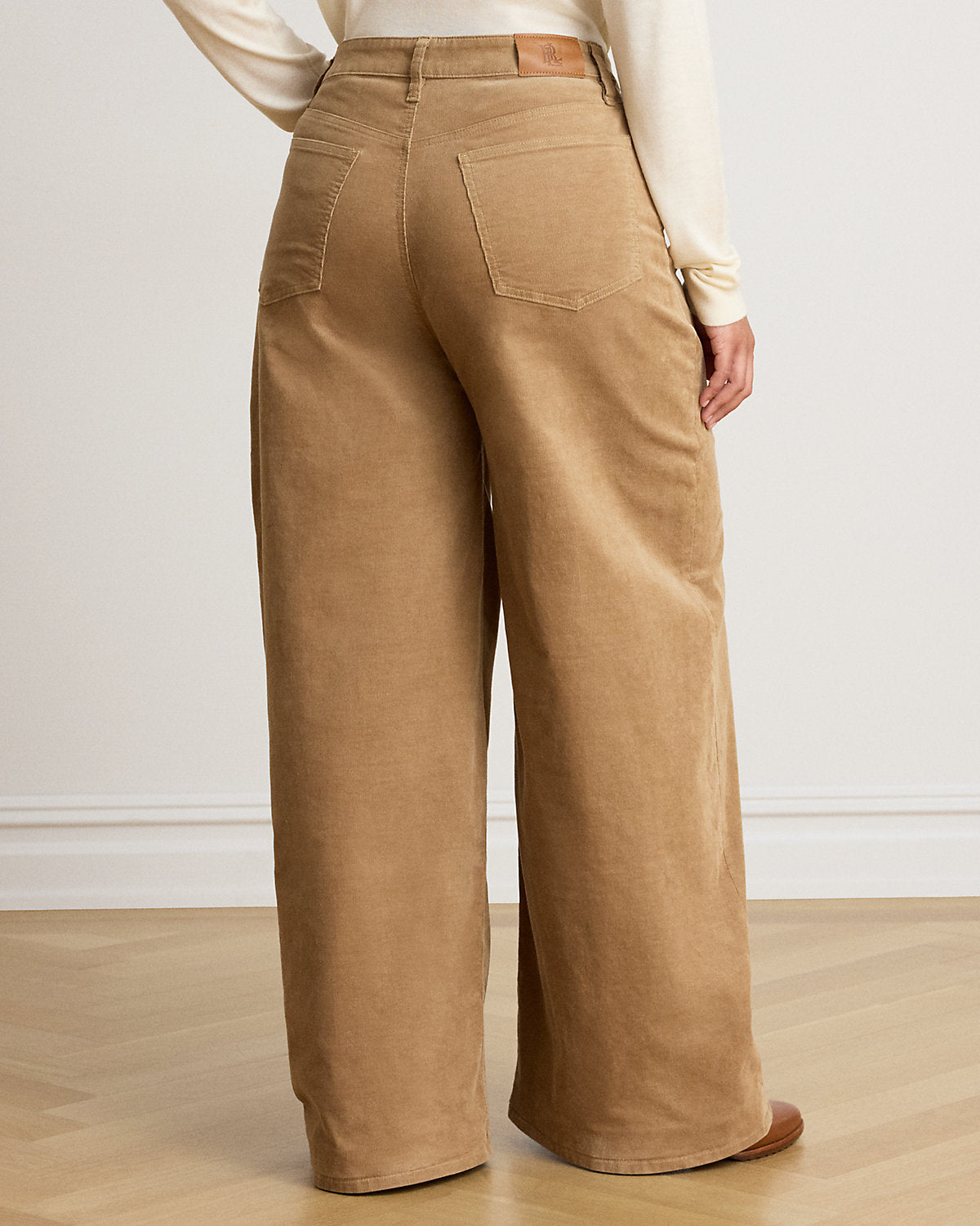 Corduroy High-Rise Super Wide-Leg Pant