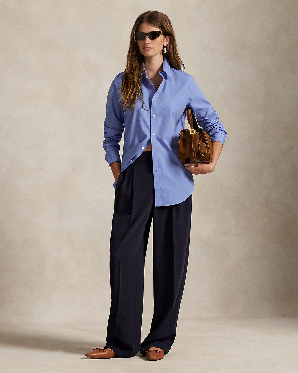 End-On-End Stretch Slim Fit Cotton Shirt