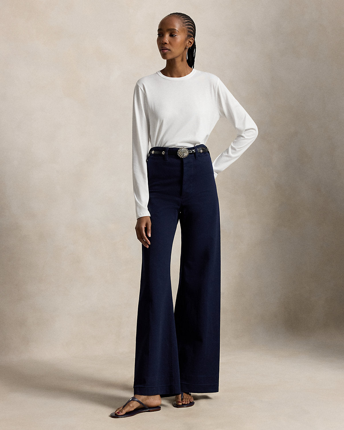 Shrunken Fit Jersey Long-Sleeve Tee