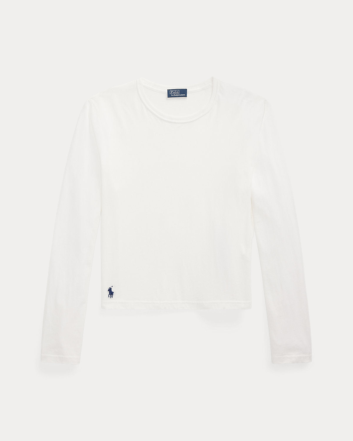 Shrunken Fit Jersey Long-Sleeve Tee