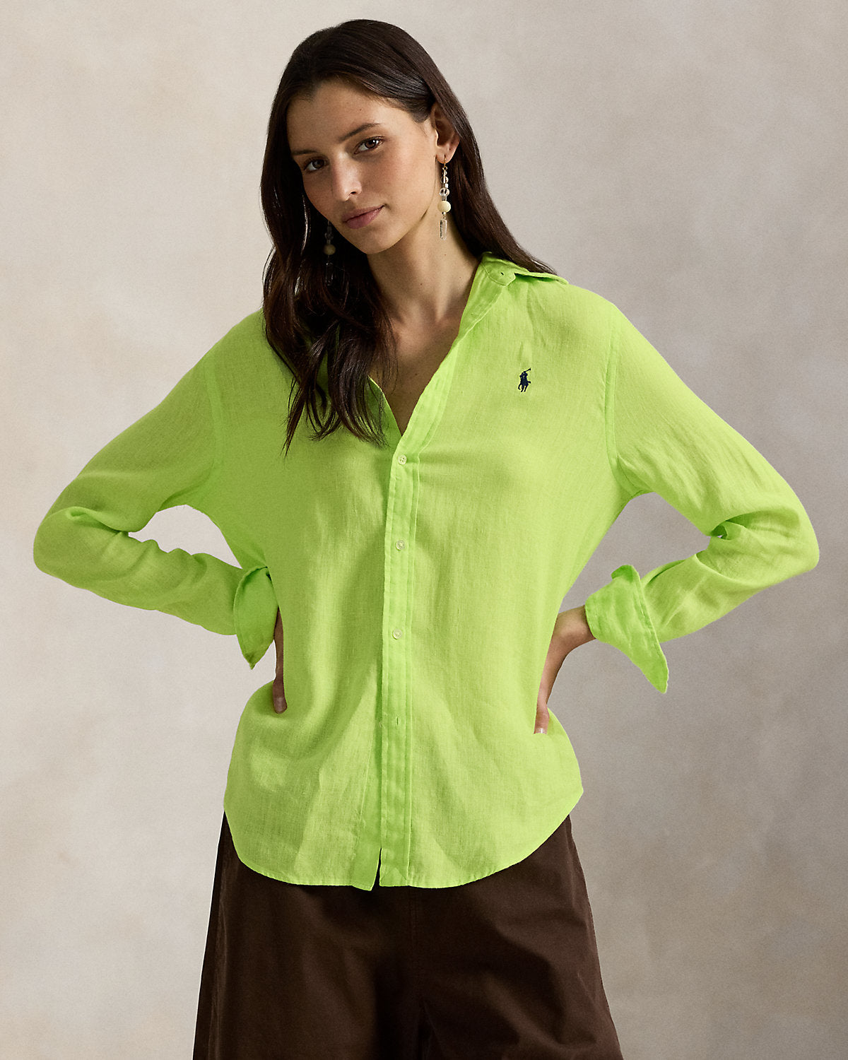 Classic Fit Linen Shirt