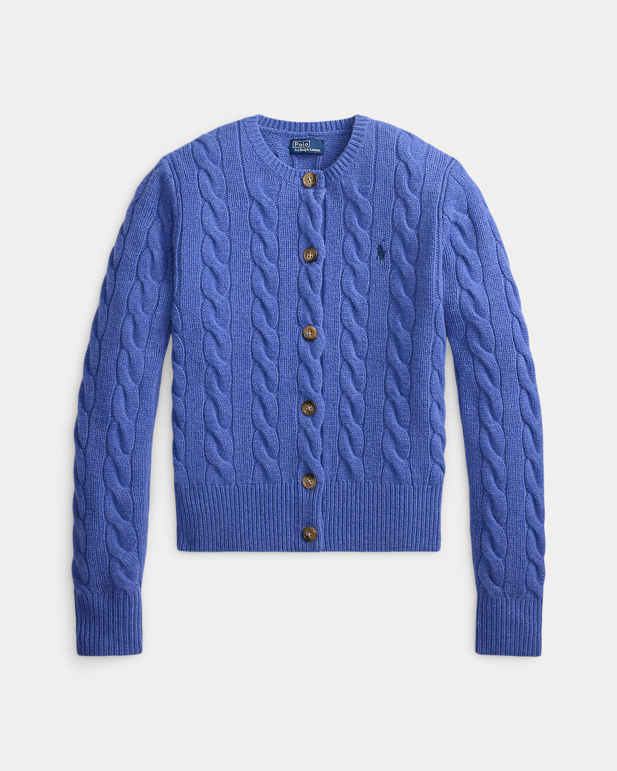 Cable-Knit Wool-Cashmere Cardigan