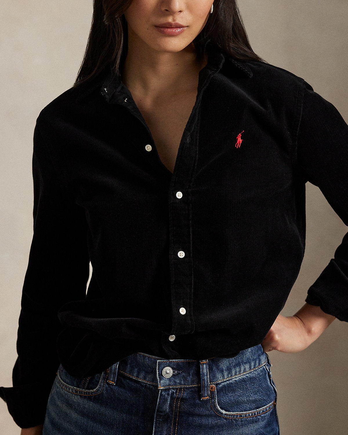 Classic Fit Cotton Corduroy Shirt