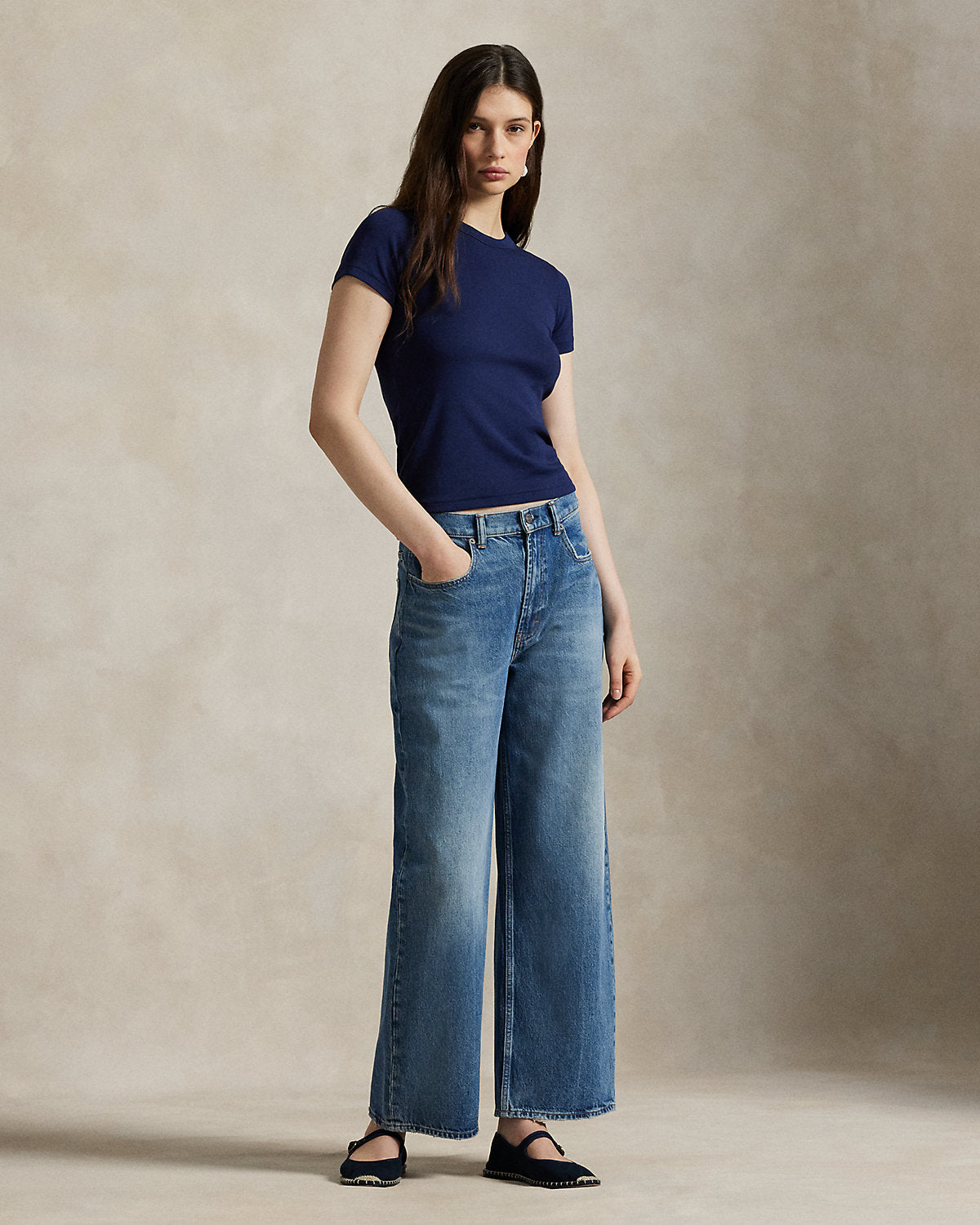 Slim Fit Stretch Cotton Tee