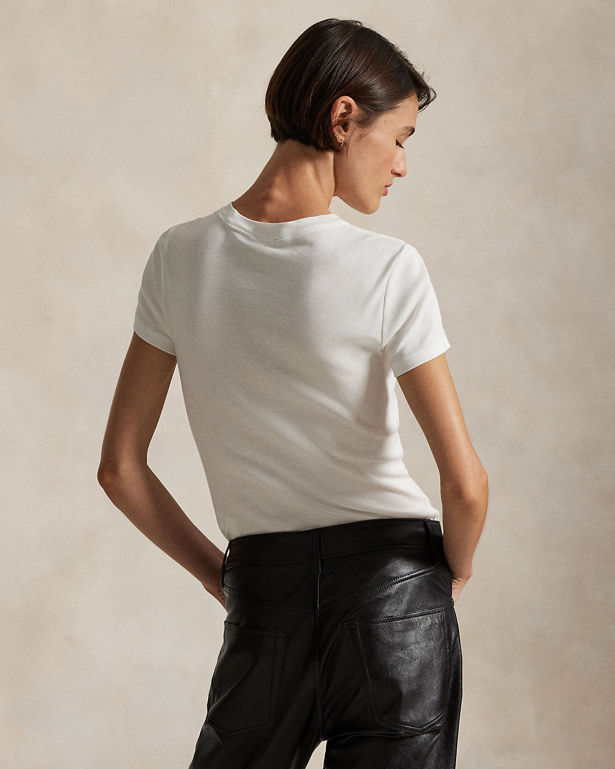 Slim Fit Stretch Cotton Tee