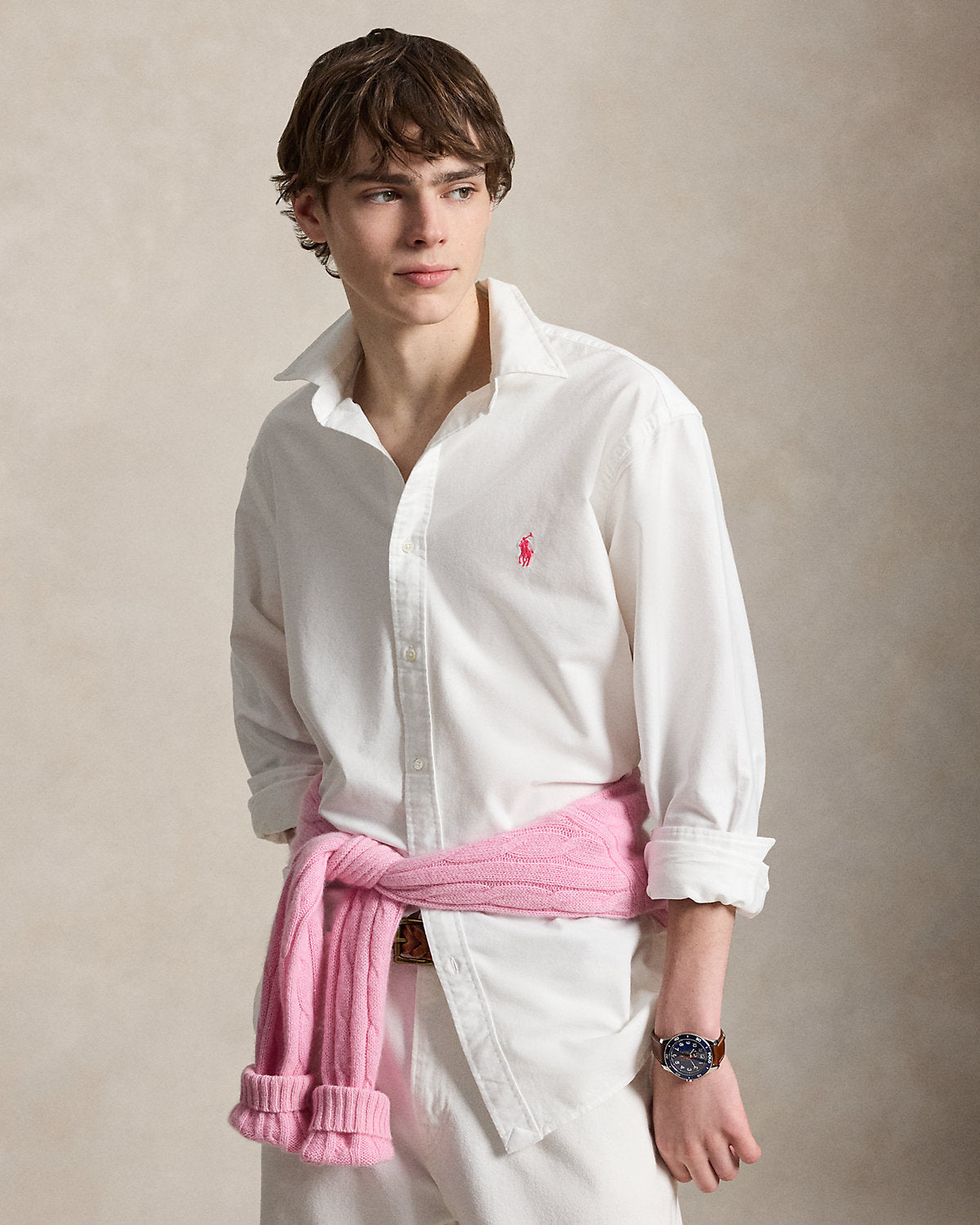 Pink Pony Cotton Oxford Shirt