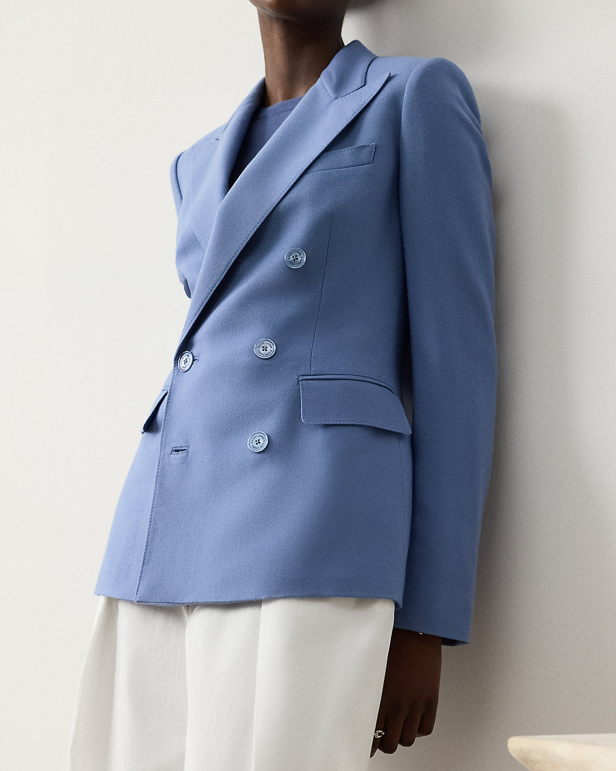 Camden Cashmere Jacket Cornflower