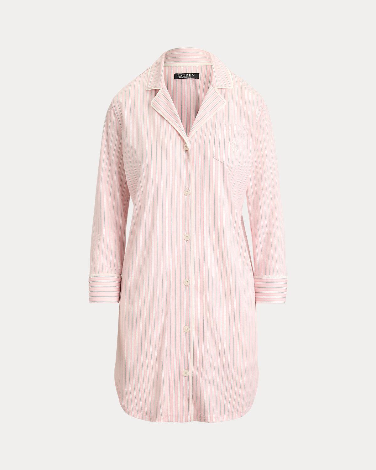 Striped Cotton-Blend Jersey Sleep Shirt