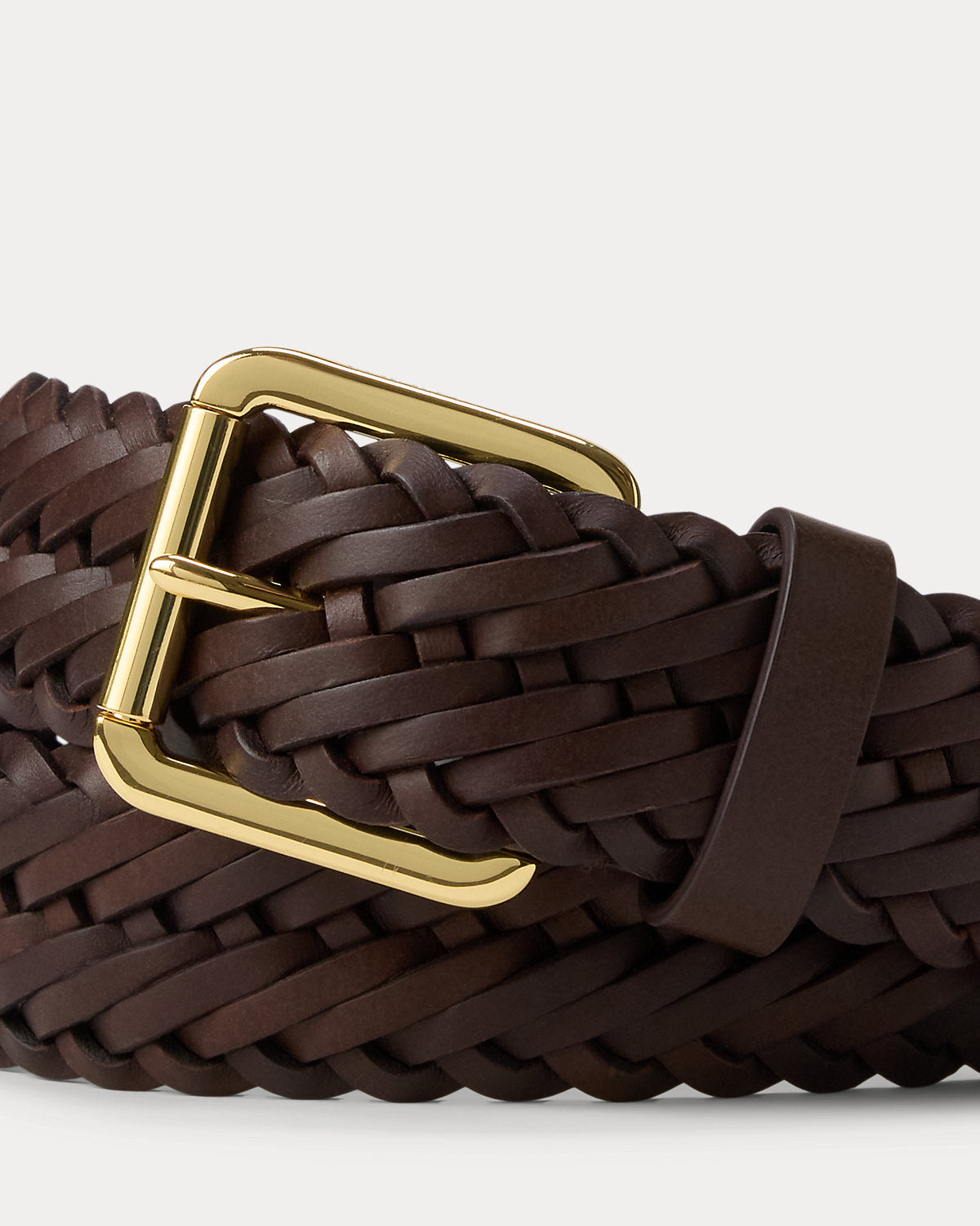 Braided Vachetta Leather Belt