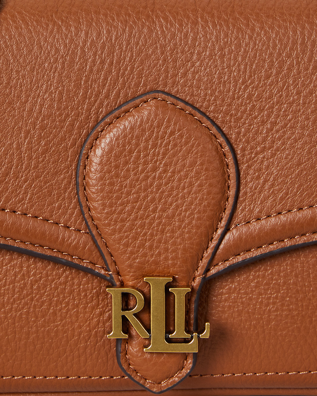 Pebbled Leather Bradley Crossbody Wallet