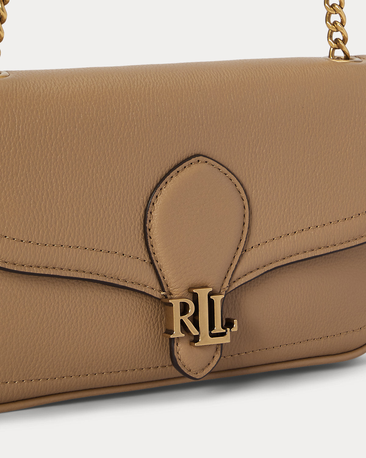 Pebbled Leather Bradley Crossbody Wallet