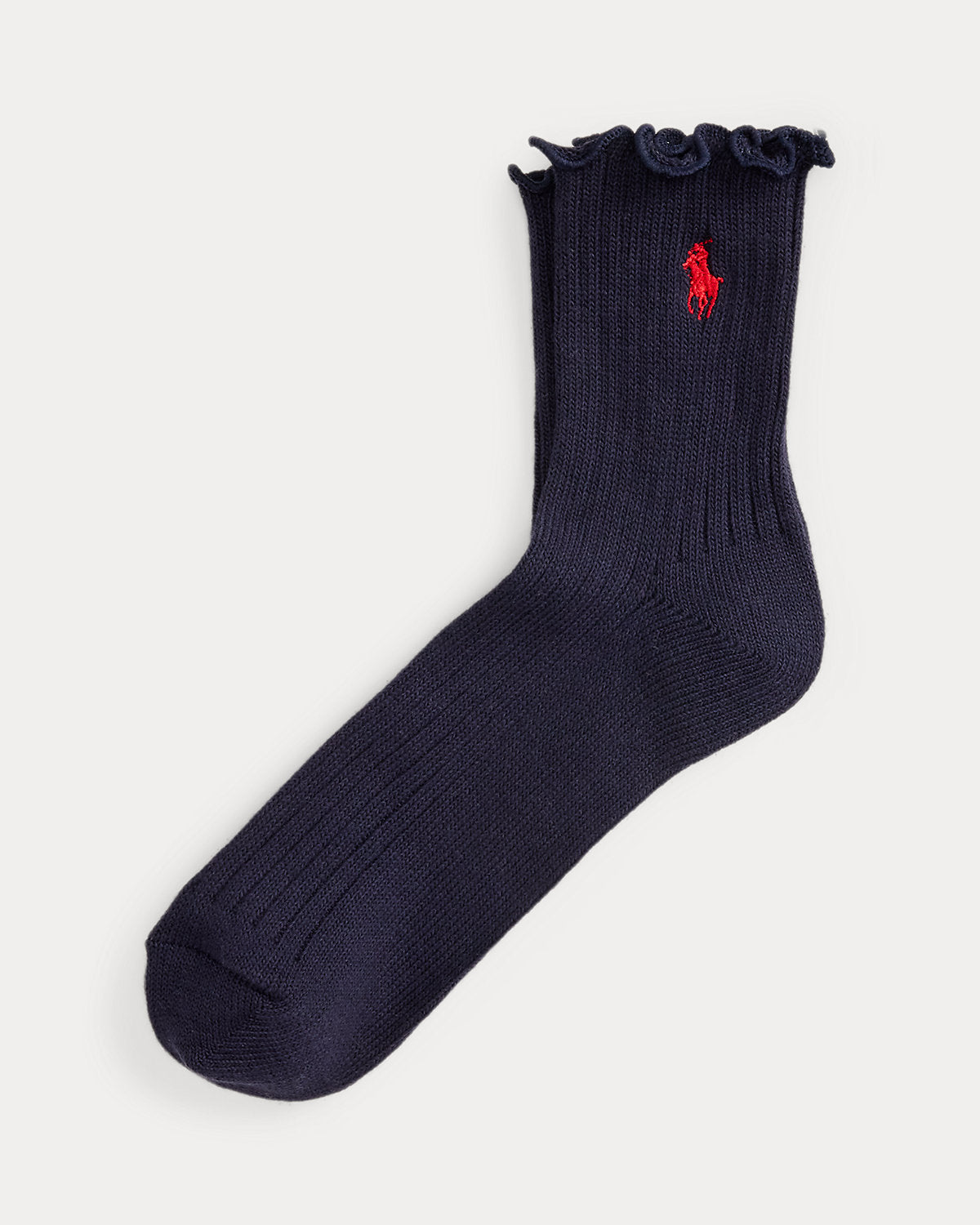 Ruffled-Cuff Ankle Socks