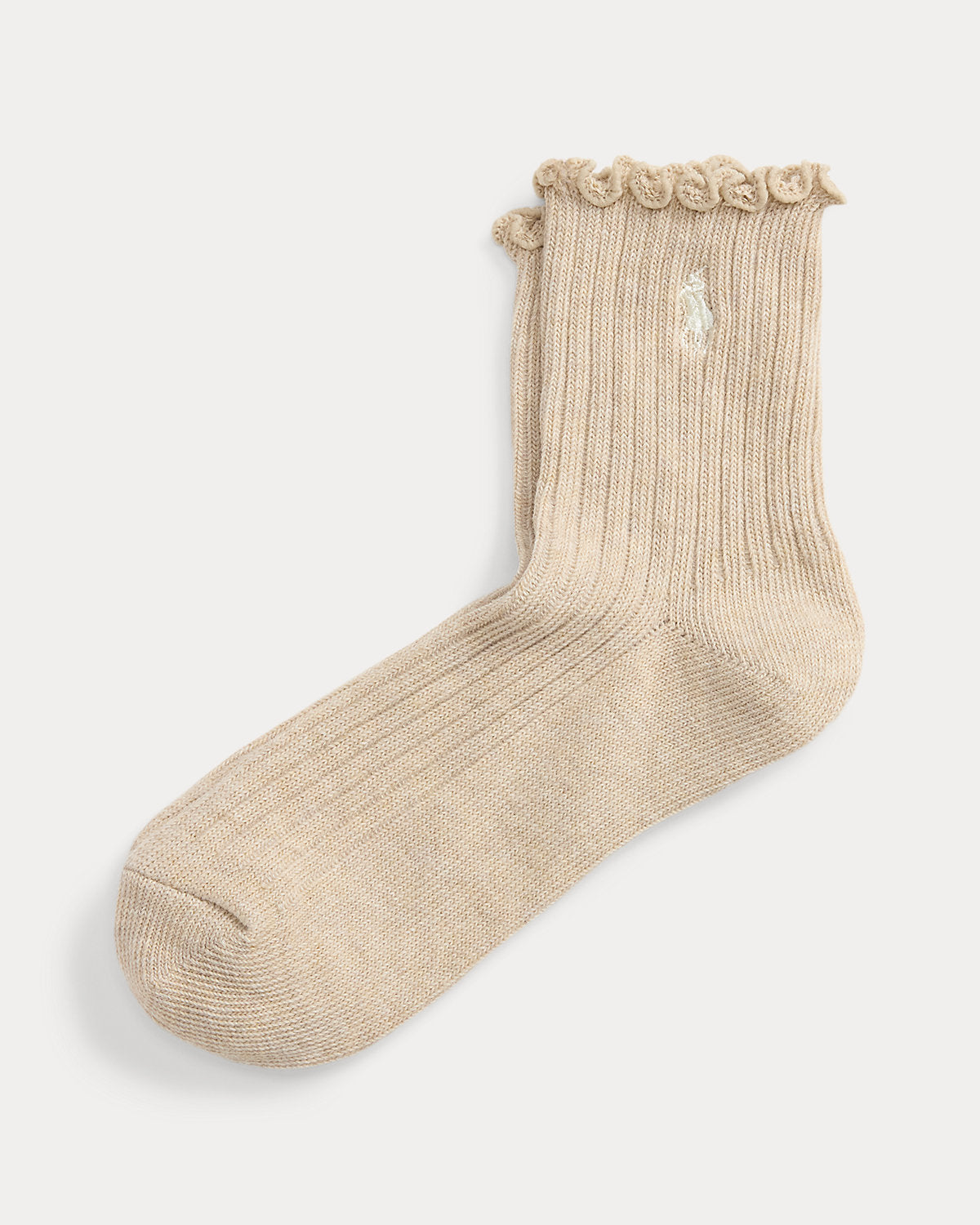 Ruffled-Cuff Ankle Socks