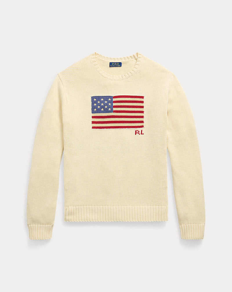 The Iconic Flag Jumper Cream