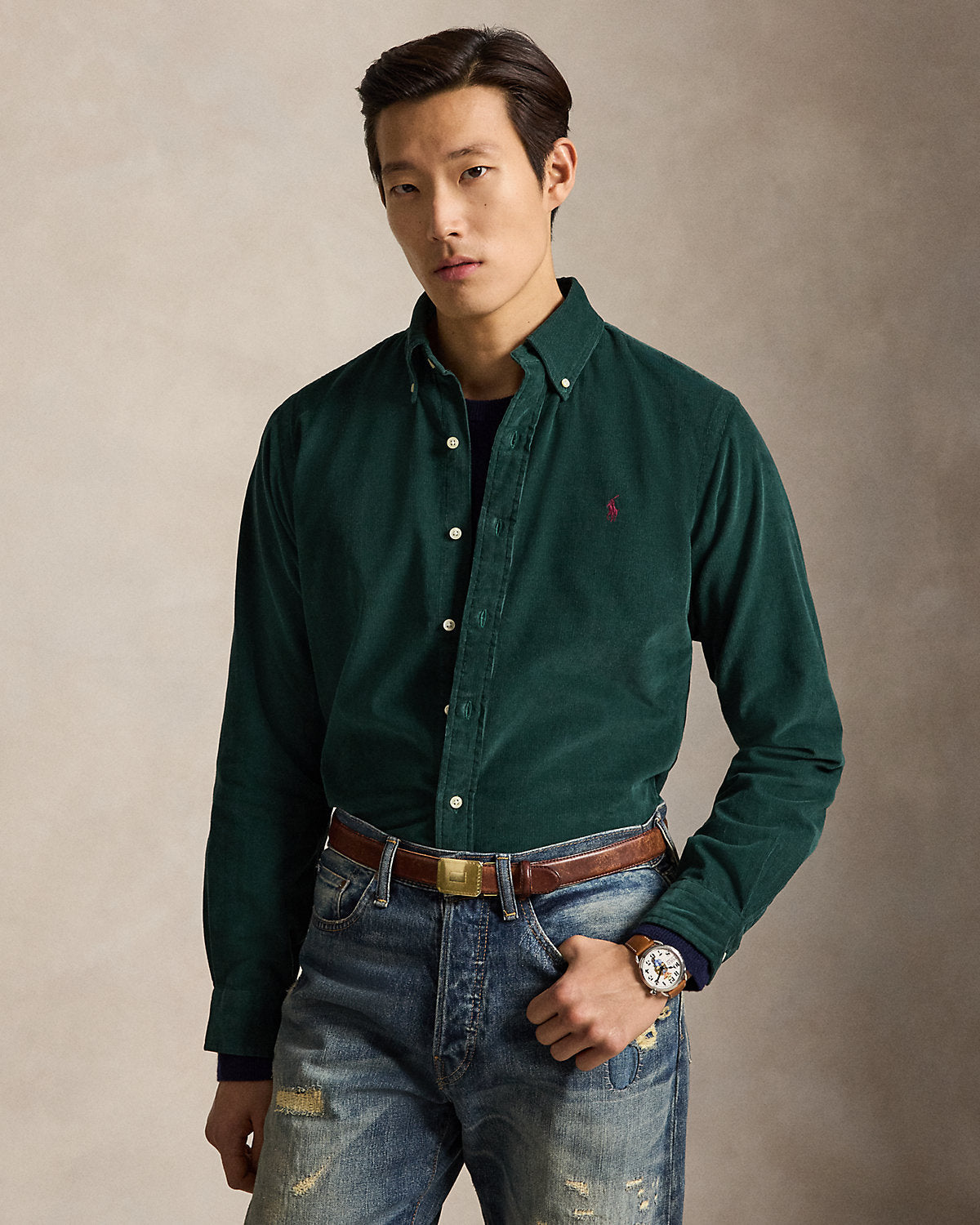 Classic Fit Corduroy Shirt