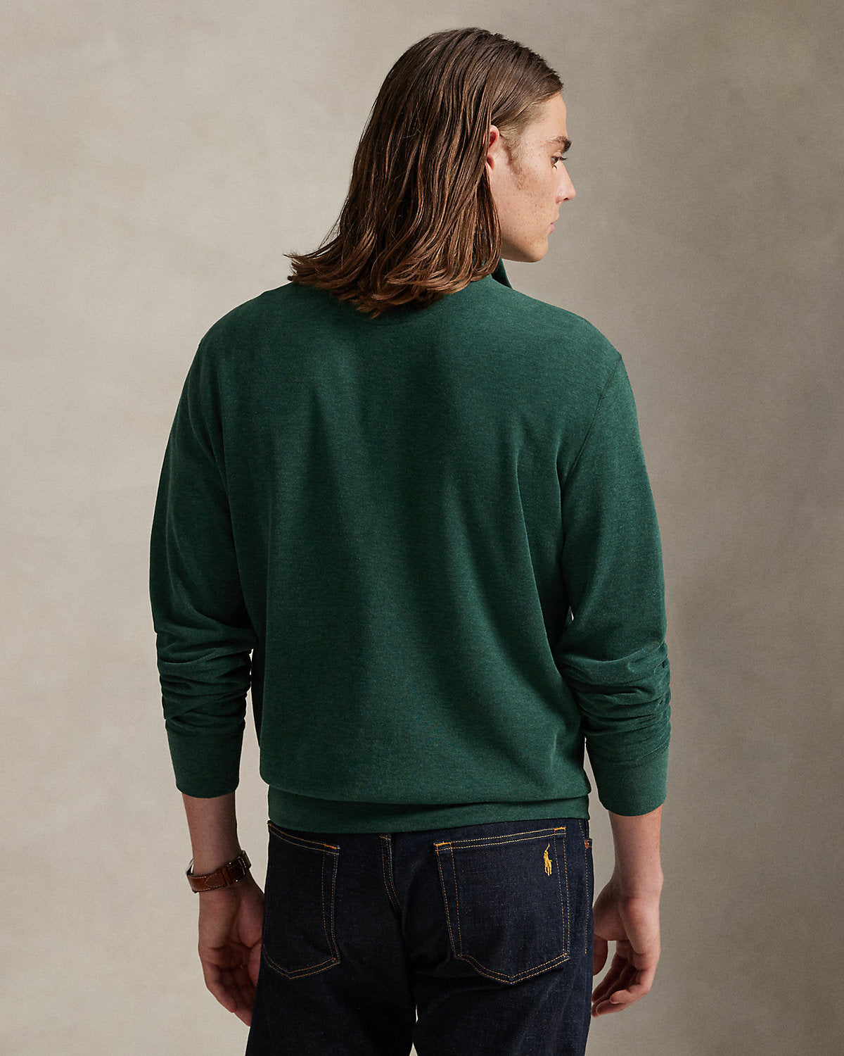 Luxury Jersey Quarter-Zip Pullover