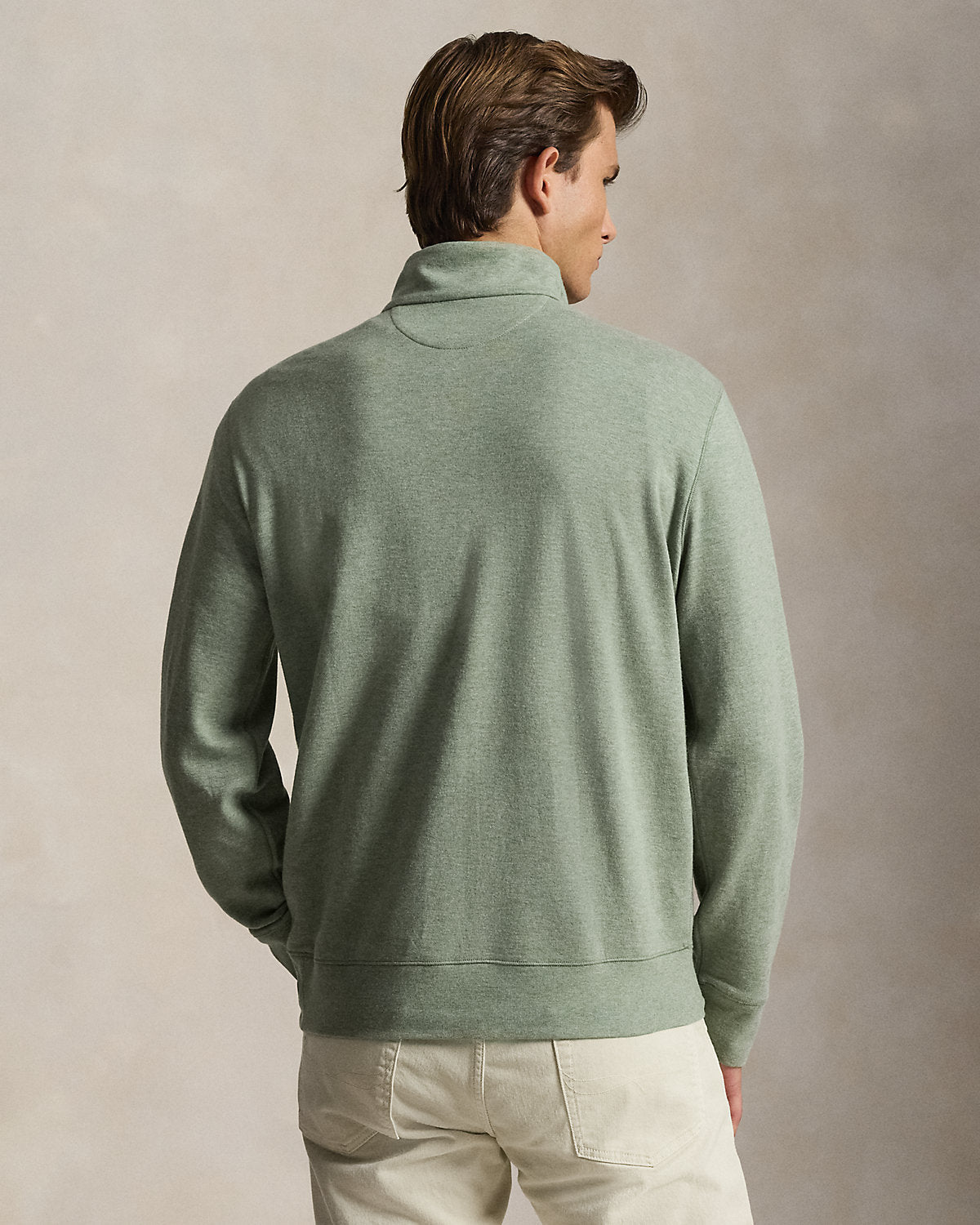 Luxury Jersey Quarter-Zip Pullover