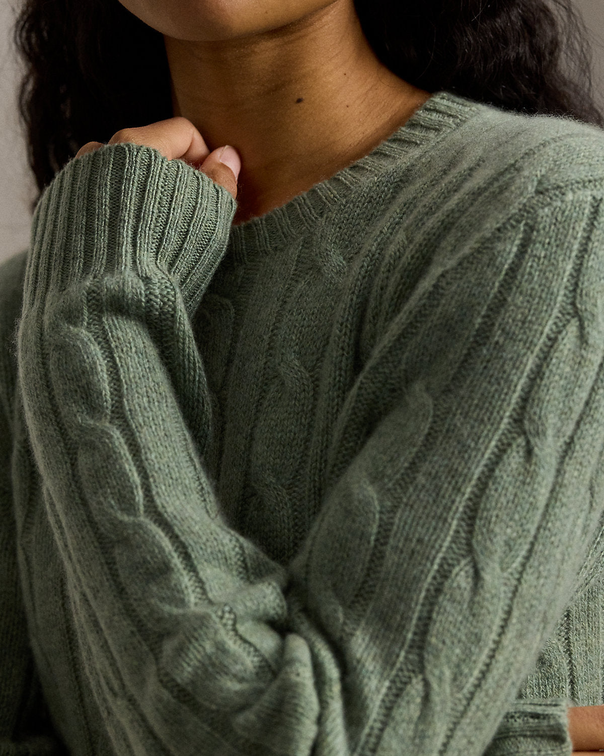 The Iconic Cable-Knit Cashmere Sweater